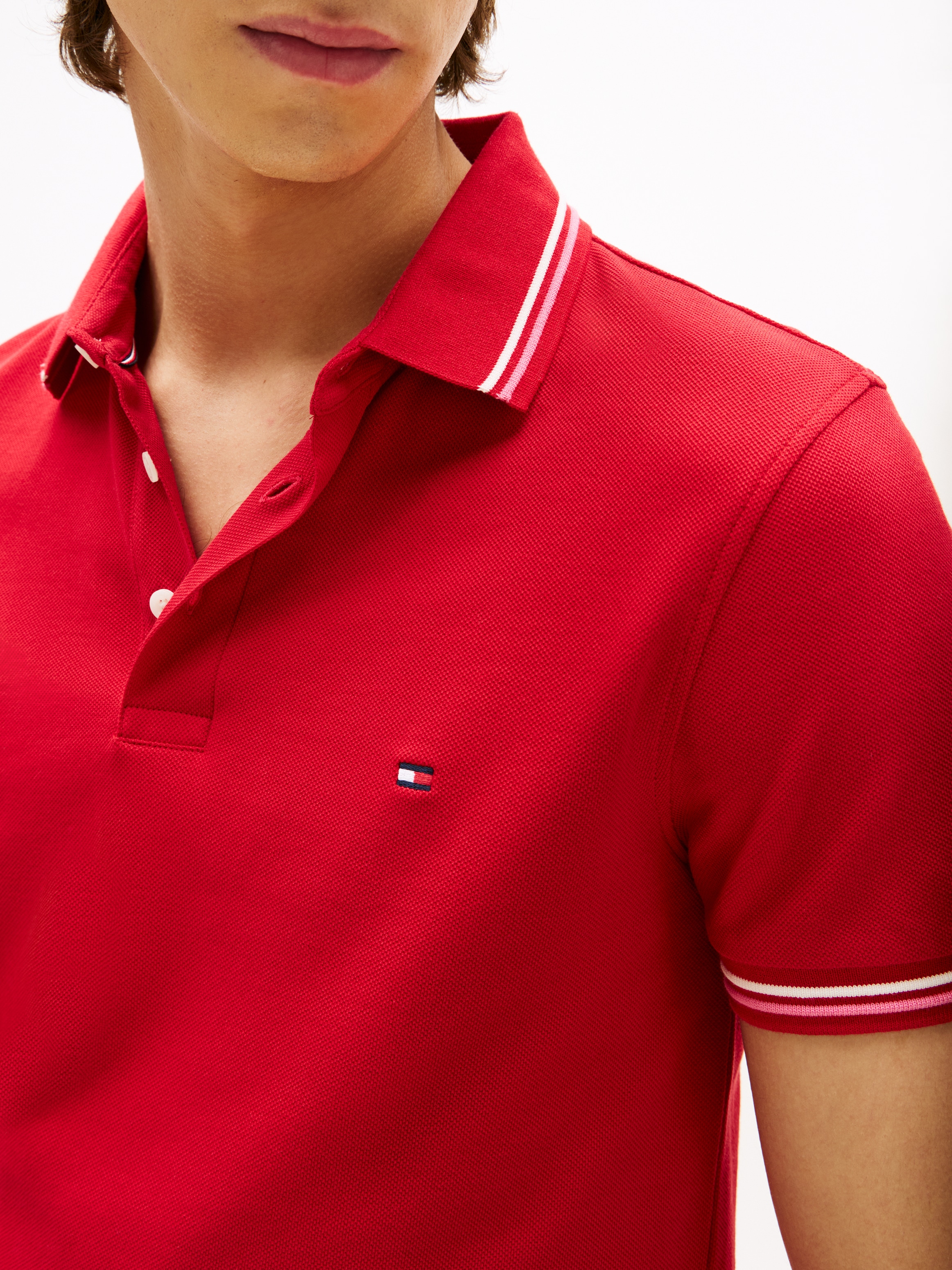 Tommy Hilfiger Poloshirt »TOMMY TIPPED SLIM POLO«