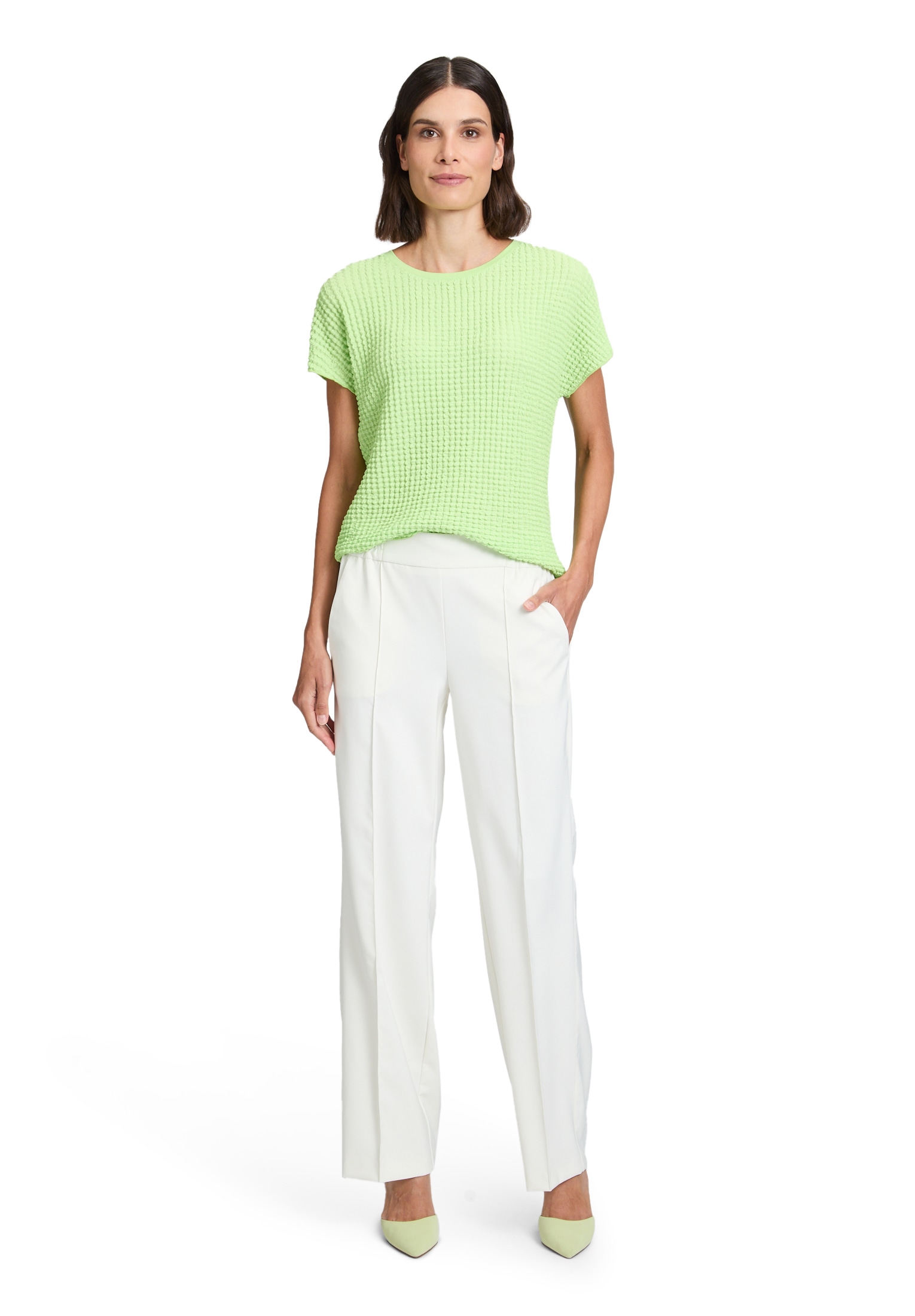 Betty Barclay Kurzarmshirt »Strukturshirt mit U-Boot-Ausschnitt«