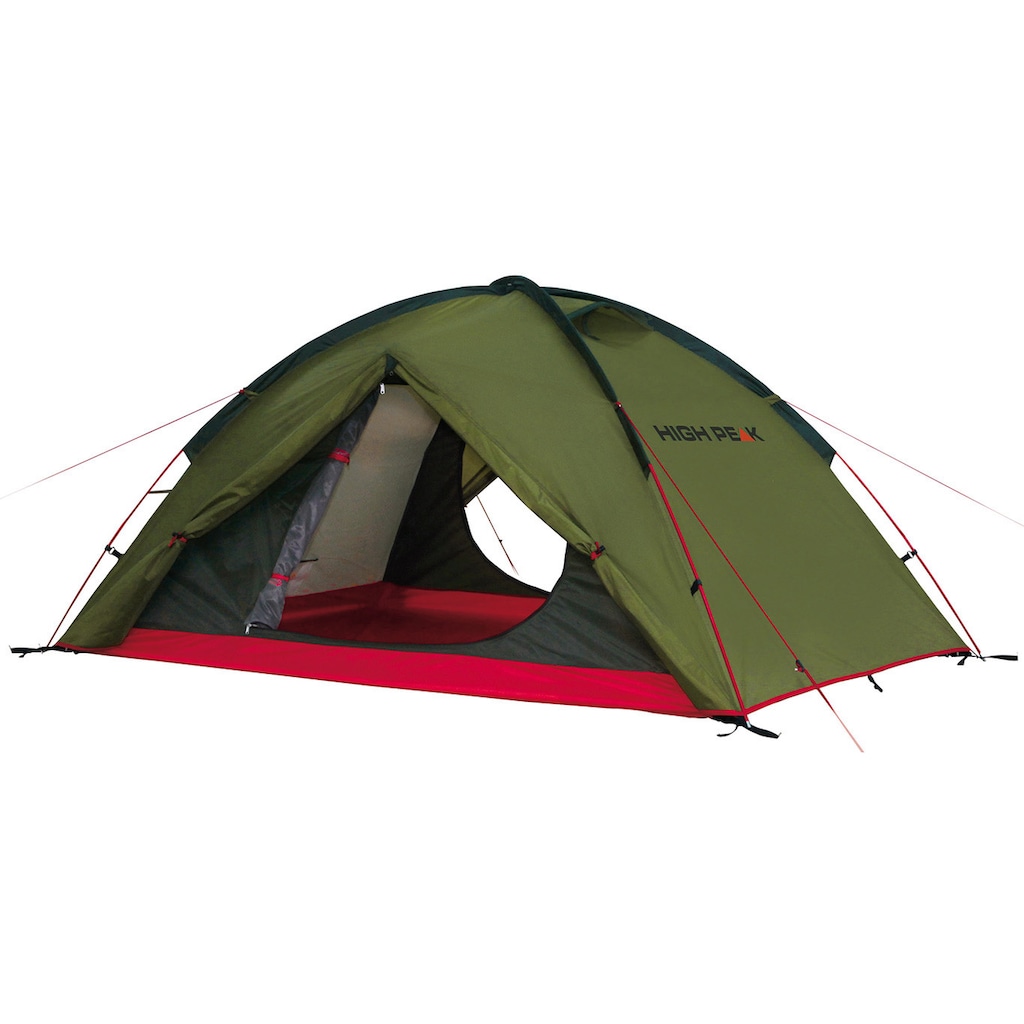 High Peak Kuppelzelt »Woodpecker 3«, 3 Personen, (Set, mit Transporttasche)