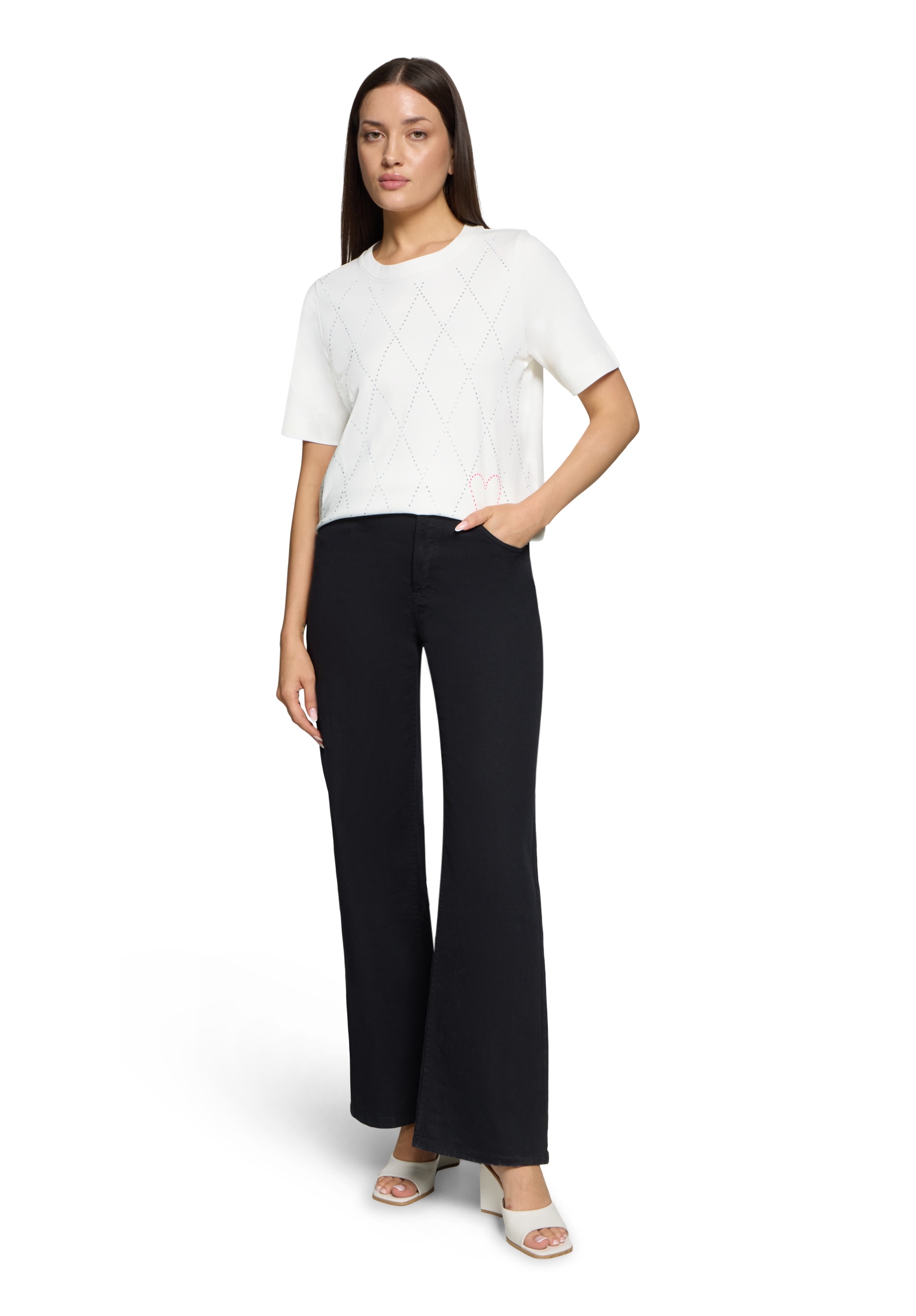 Cartoon Langarmshirt »Kurzarm-Shirt mit Rundhalsausschnitt«