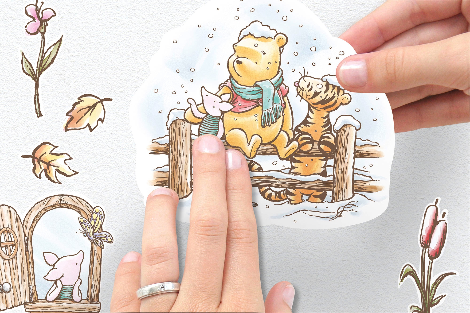 Komar Wandtattoo selbstklebendes (Breite St.), Wandtattoo Jahren | the Garantie x Pooh mit »Winnie (61 cm Adventures«, Höhe), kaufen online 50x70 XXL 3