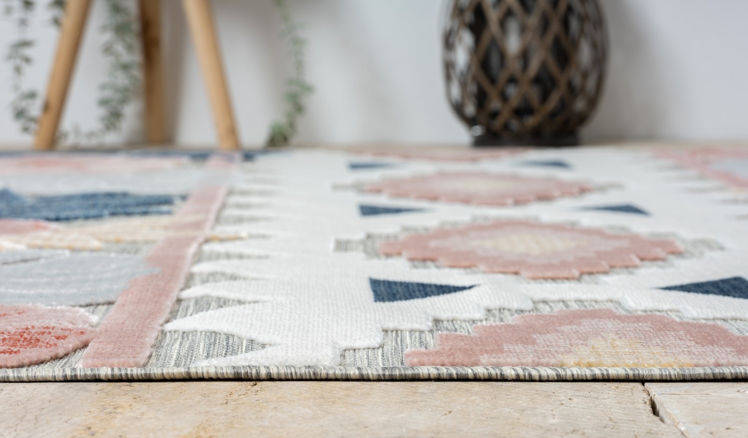 Myflair Möbel & Accessoires Teppich »Lotus, LAGERRÄUMUNG!« rechteckig 8 mm Höhe florales Design, Blumen Motiv, Outdoor geeignet, Balkon, Terrasse