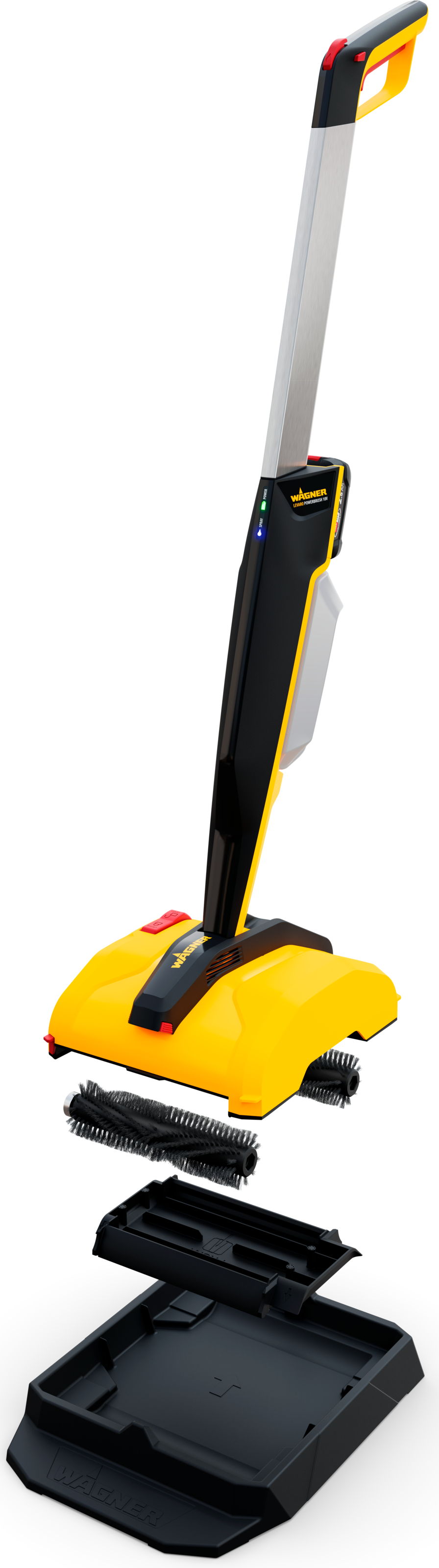 WAGNER Hartbodenreiniger »Levaro PowerBrush 18V« ohne Akku und Ladegerät