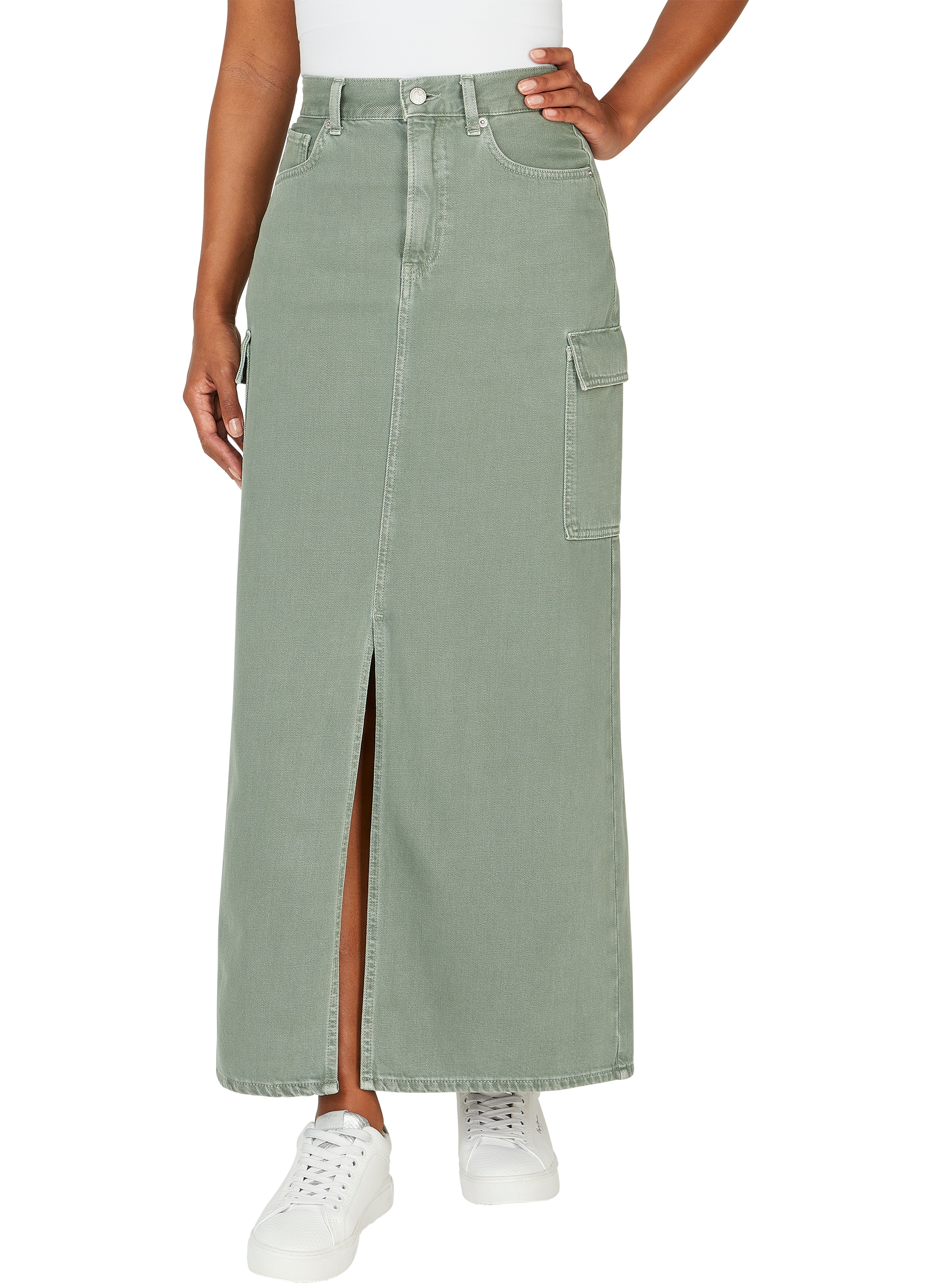 Jeansrock »MAXI SKIRT HW CLR«, in trendy Maxilänge