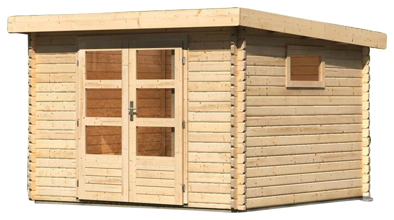 Karibu Gartenhaus »Trittau 3« 40 mm Wandstärke, mit Fenster