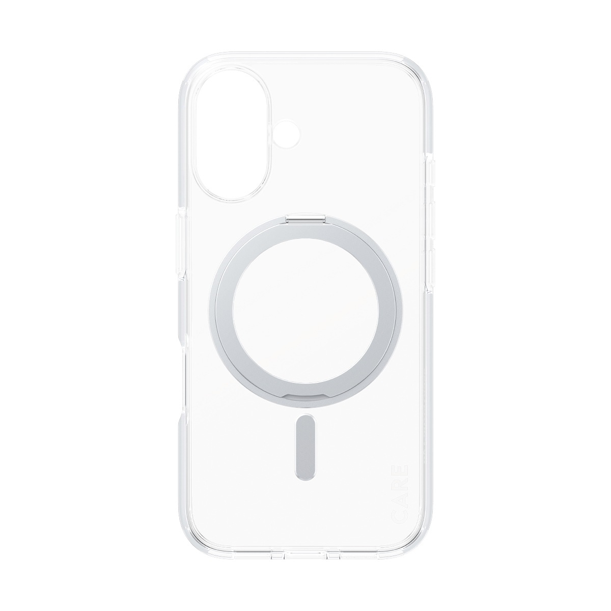 CARE by PanzerGlass Displayschutzglas »3-in-1 Protection, Ceramic Glass, Kickstand Case, Lens Cover«, für Apple iPhone 16, Displayschutzfolie, Schutzfolie, Bildschirmschutz, kratz- & stoßfest