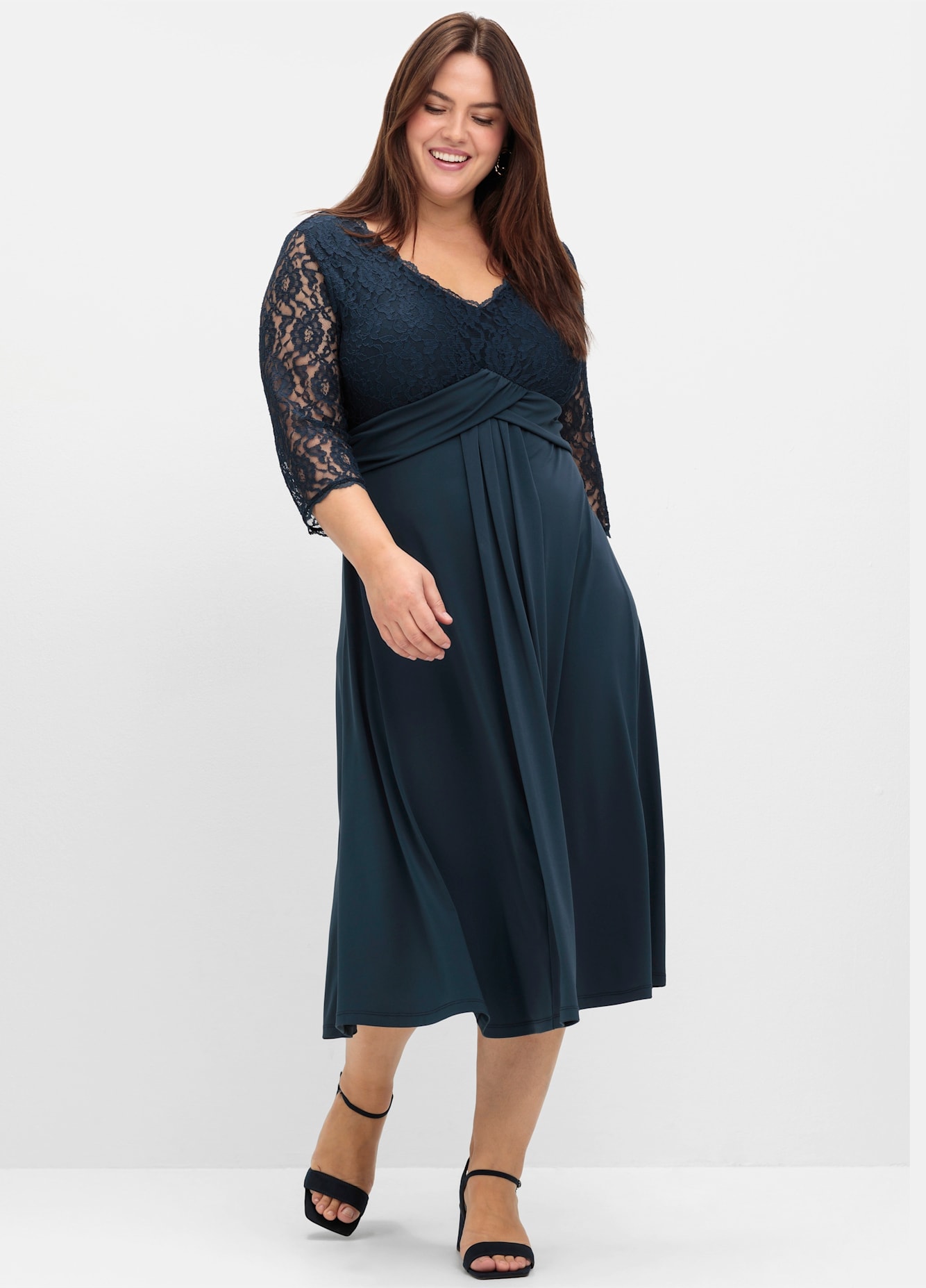 Sheego Abendkleid "Abendkleid"