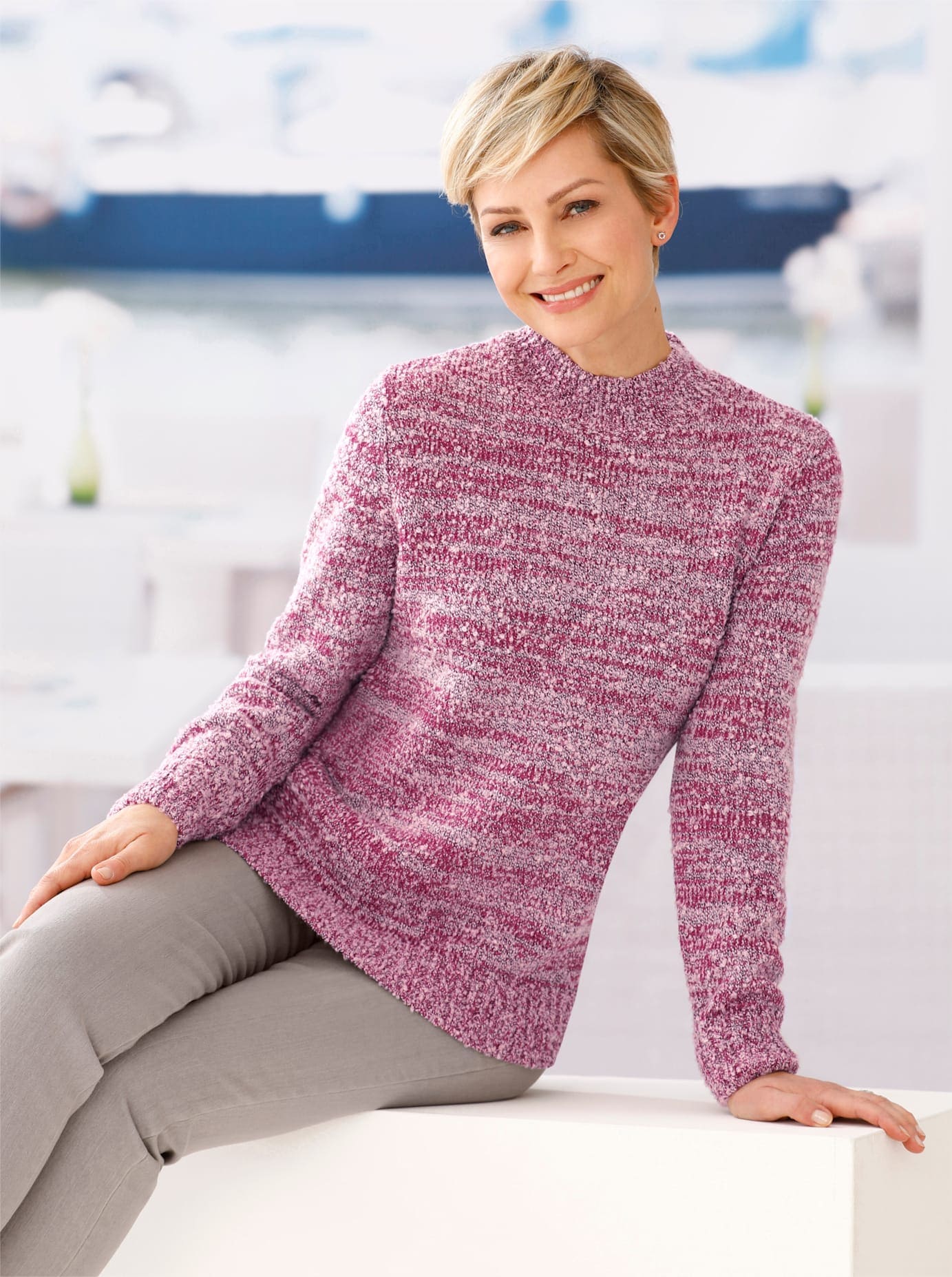 Classic Basics Stehkragenpullover »Pullover«