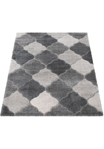 Paco Home Hochflor-Teppich »Ponto 828«, rechteckig, 40 mm Höhe, Ornamente, weich und... kaufen