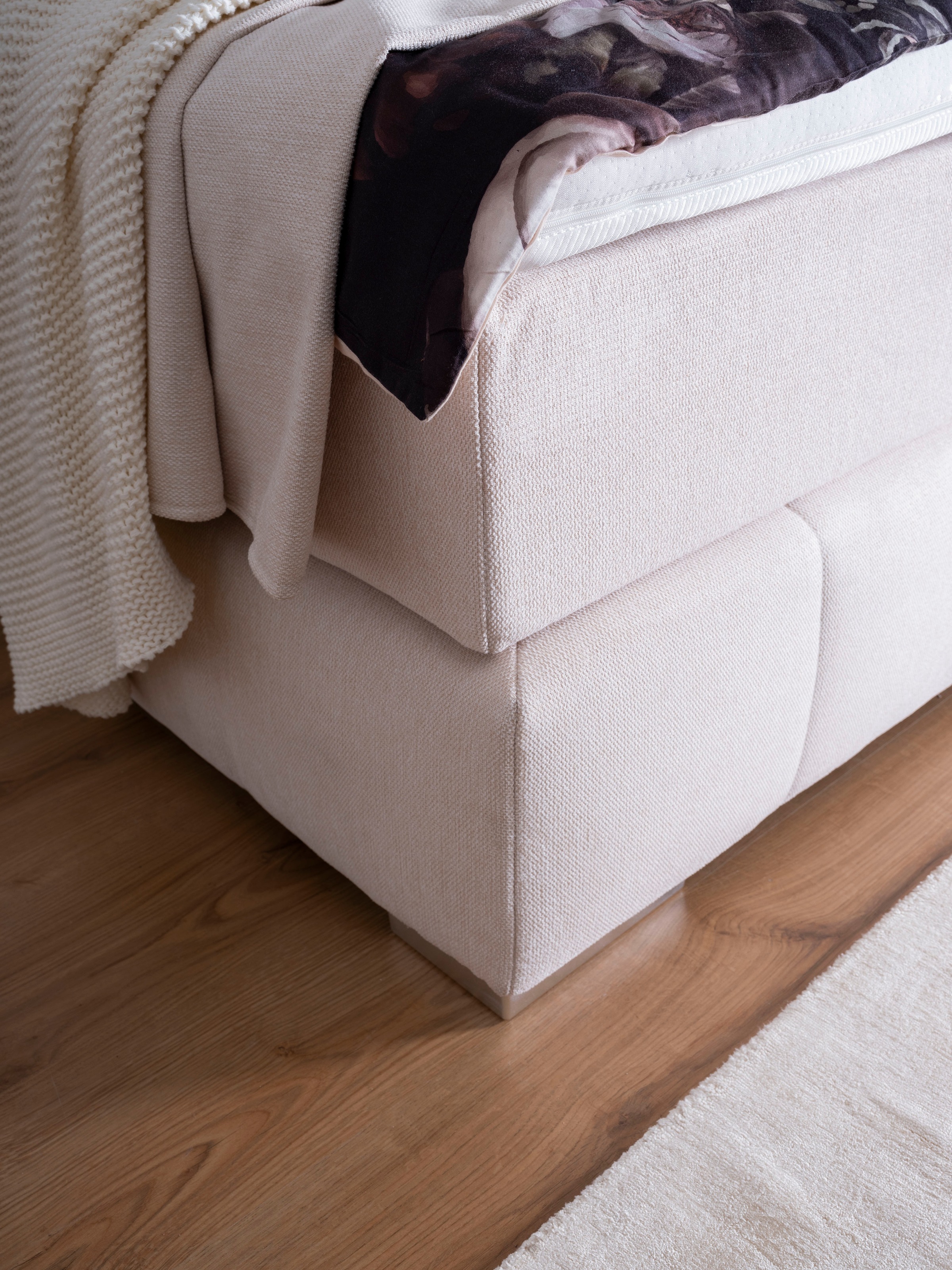 alina Boxspringbett »Luga«, 188 cm breit, inkl. Matratze und Komfortschaum-Topper
