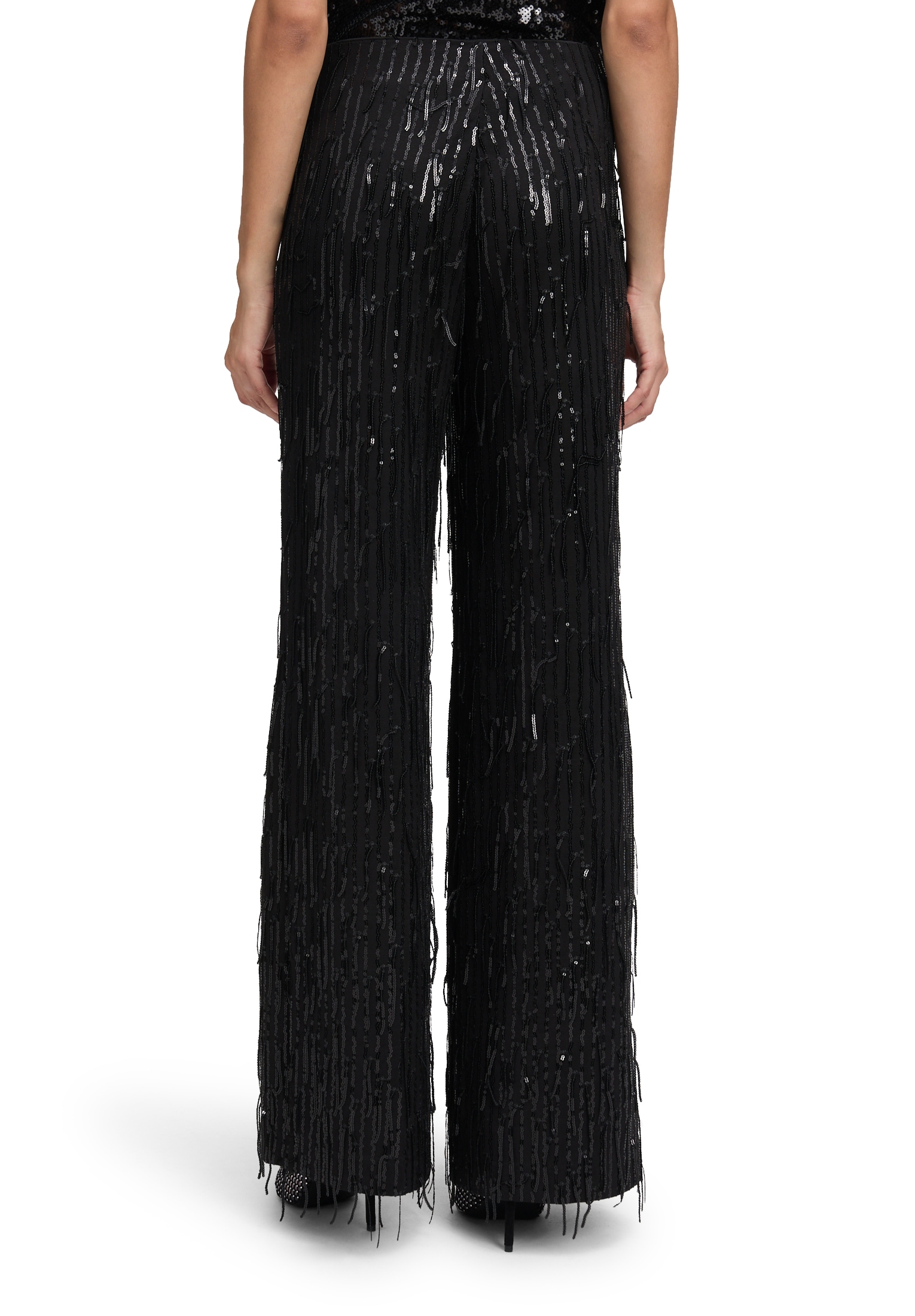 Vera Mont Stoffhose »Perfect Body-Hose im Glitzer-Look«