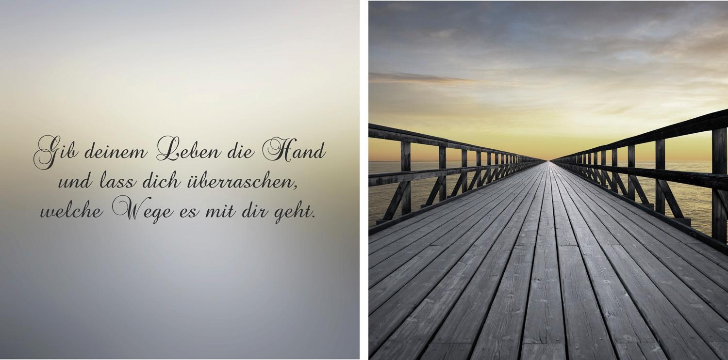 queence Leinwandbild »Weg in die Zukunft«, (Set), 2er-Set