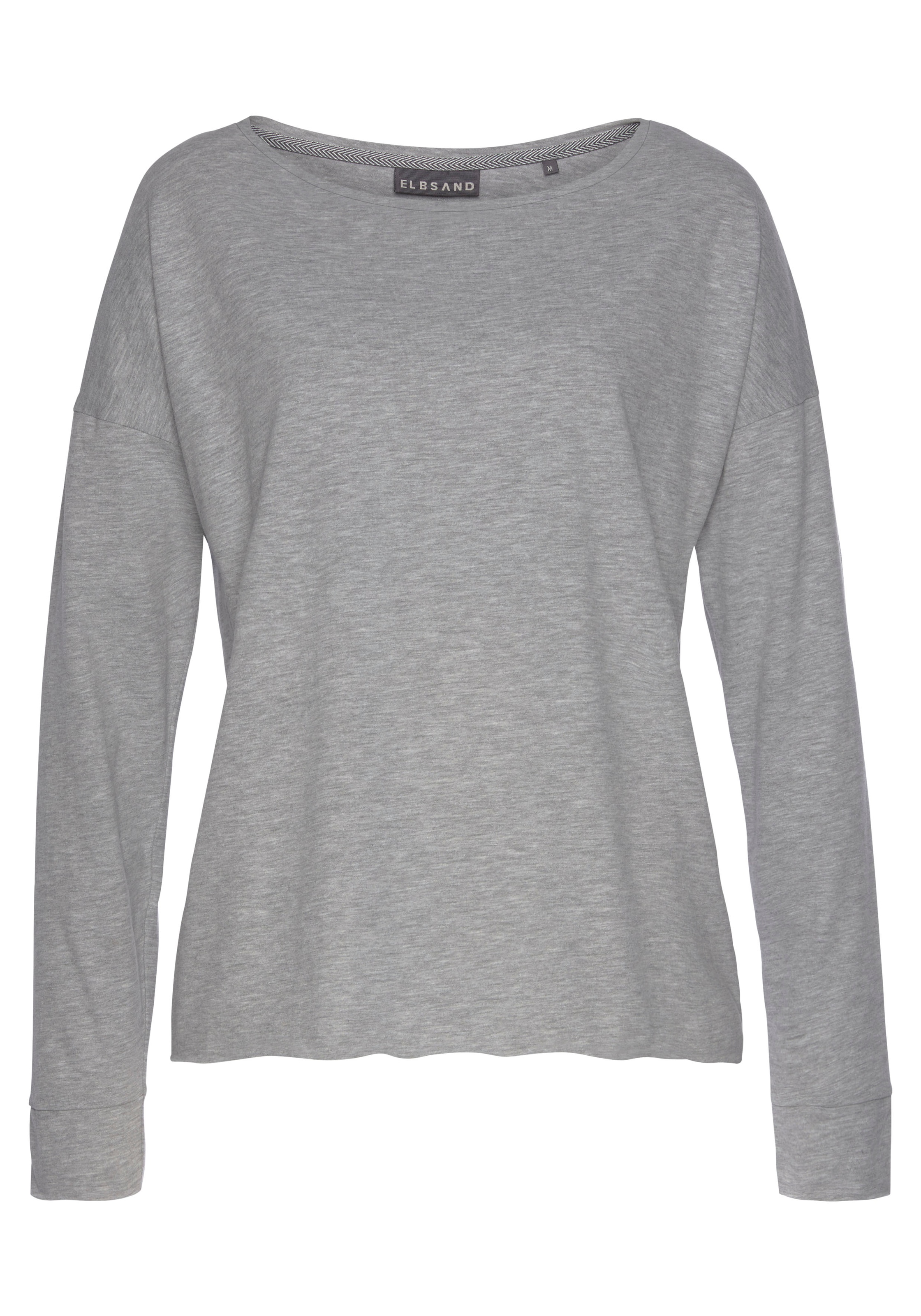Elbsand Langarmshirt »Eltje« mit Logodruck hinten, Longsleeve aus Baumwoll-Mix