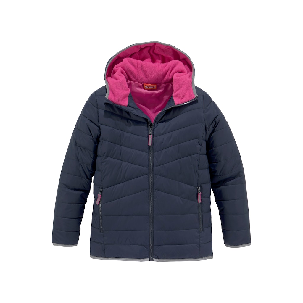 Scout Steppjacke »FLUFFY«, mit Kapuze