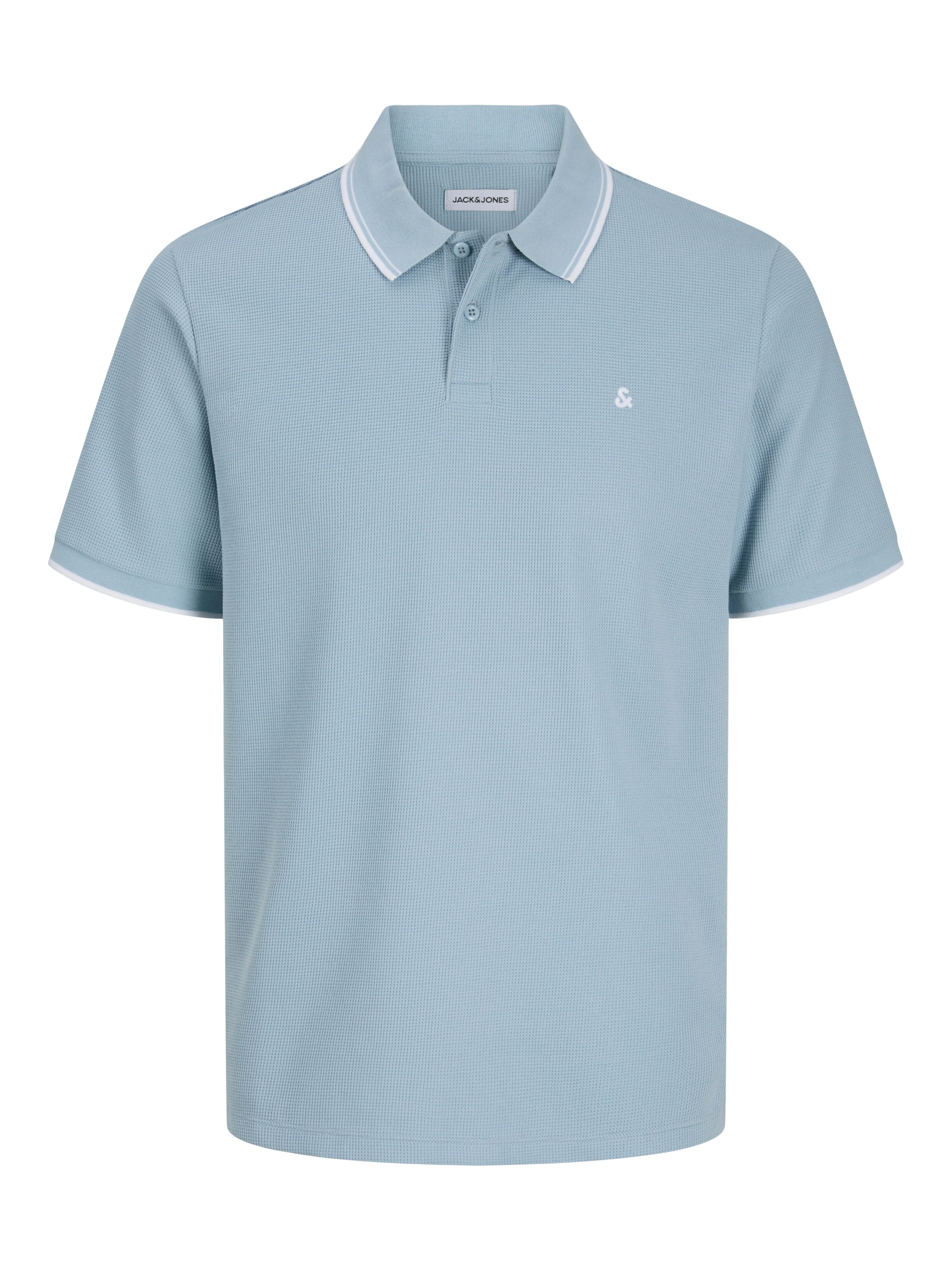 Jack & Jones Poloshirt »JJEAUSTIN POLO SS NOOS« Materialmix, regular fit