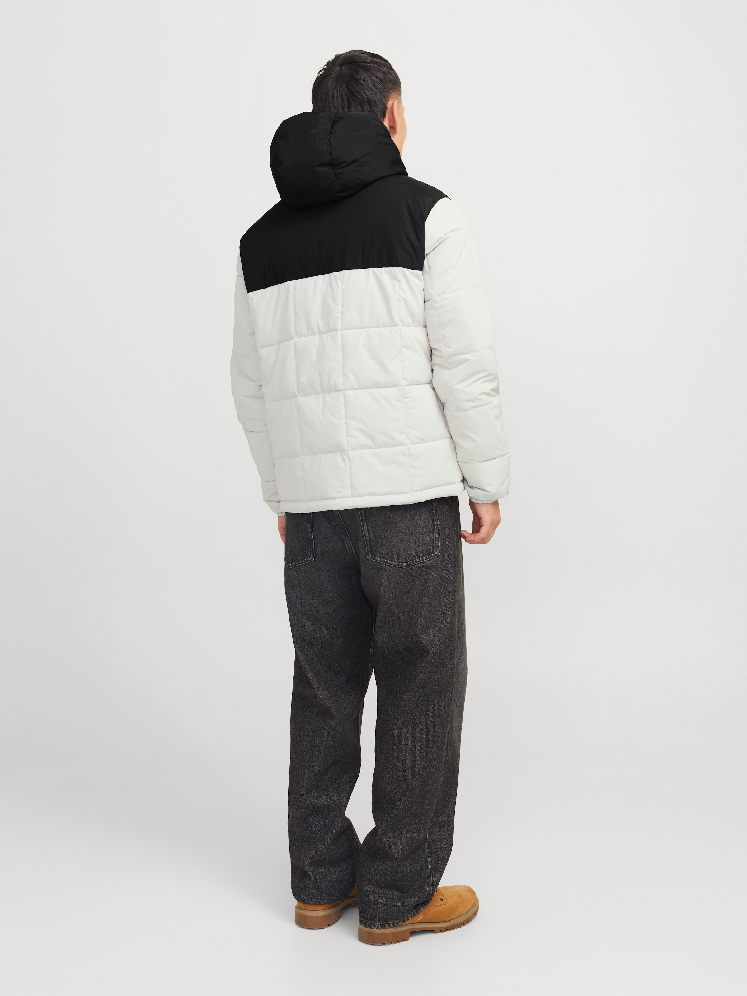 Jack & Jones Steppjacke »JJBEN SQUARE HOOD JACKET«, mit Kapuze