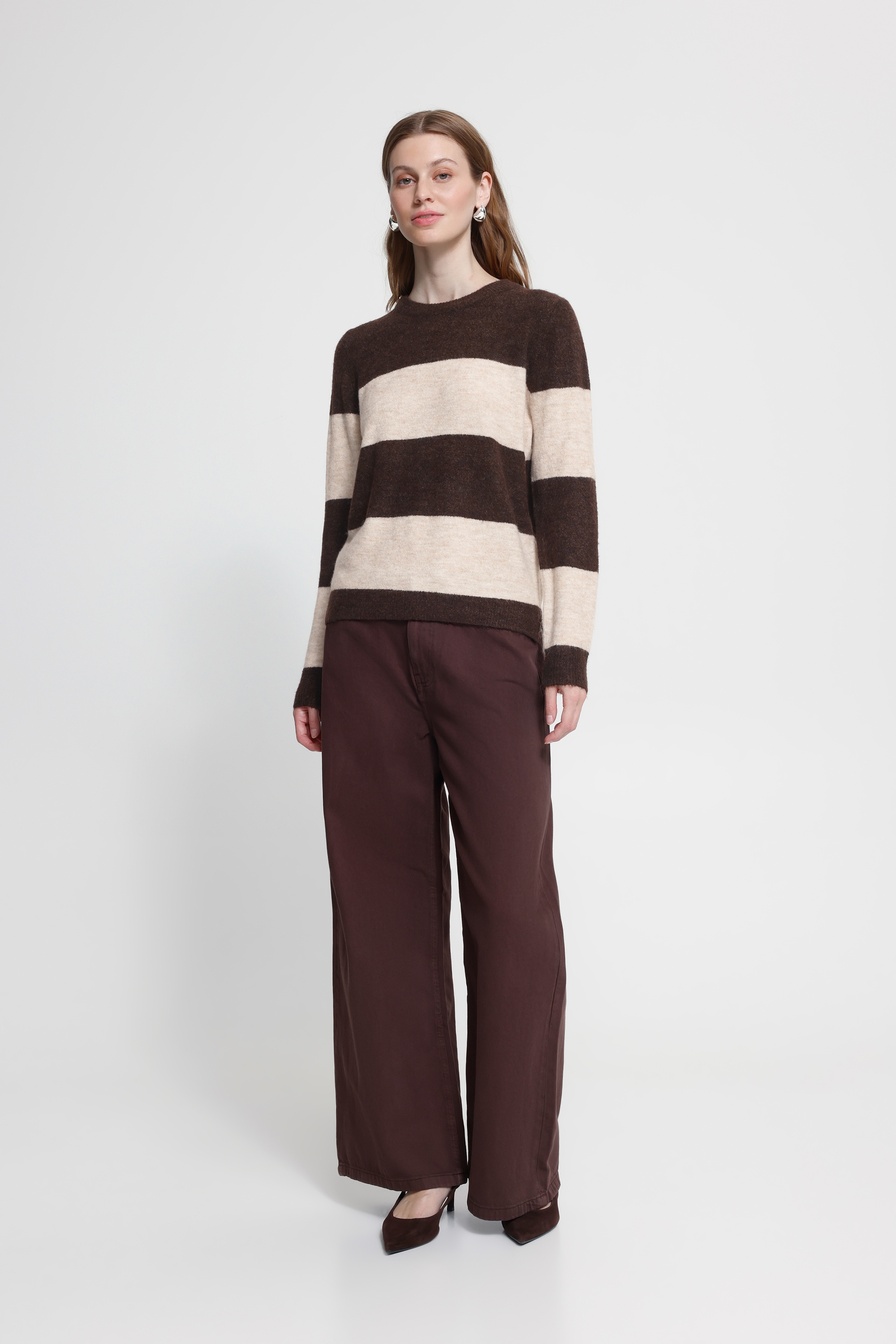 Ichi Strickpullover »Damen Langarm IHEDEEN«