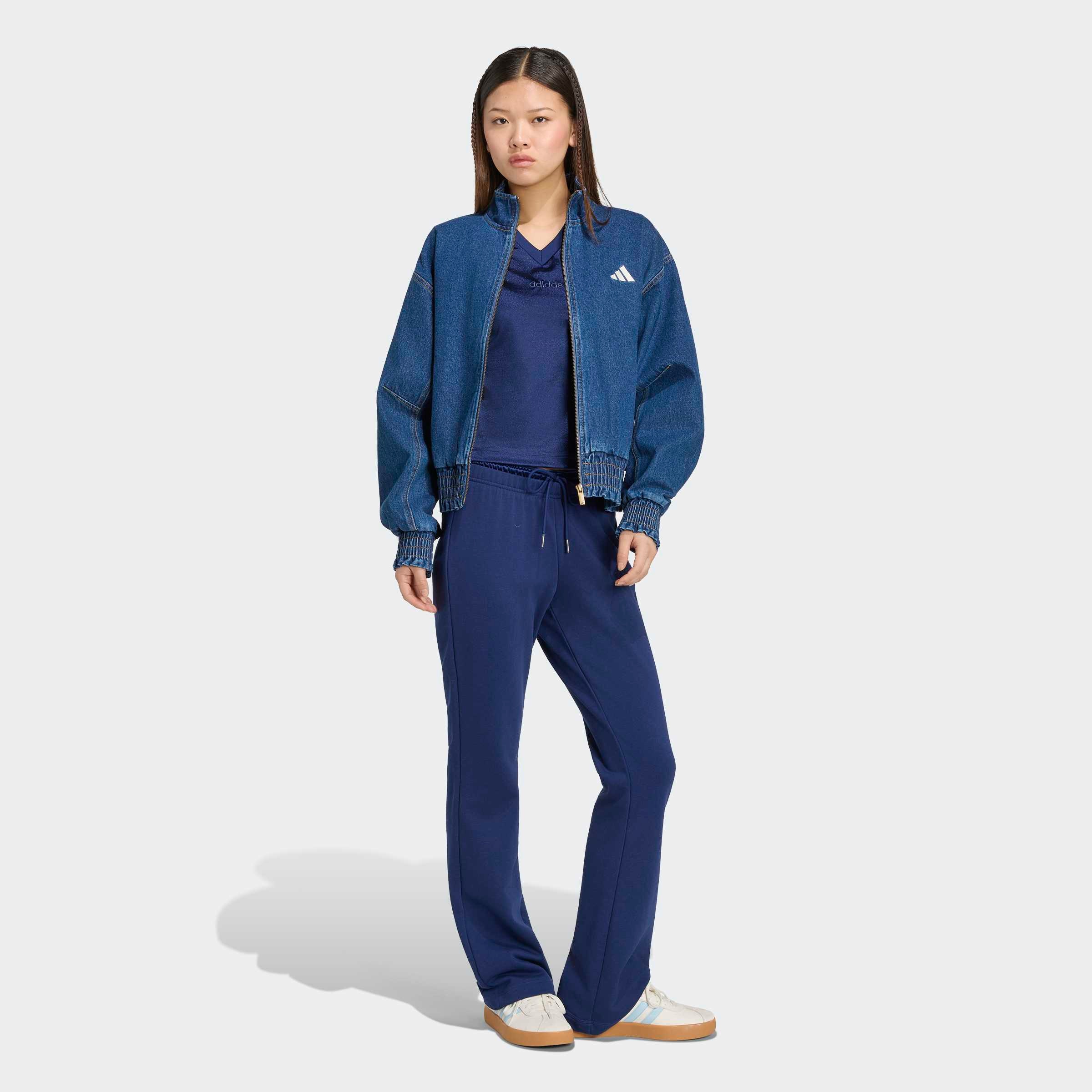 adidas Sportswear Outdoorjacke »STADIUM, LOCKERE PASSFORM, VERWASCHENE OPTIK« für Erwachsene, mit Baumwolle als Obermaterial