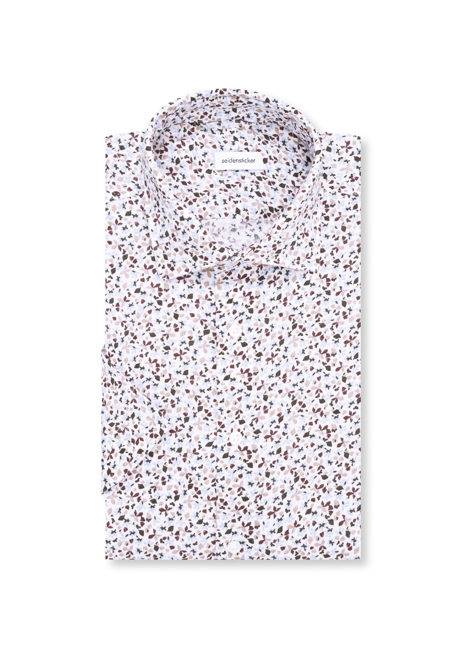 seidensticker Businesshemd »Regular« Regular 1/2 Kentkragen Druck
