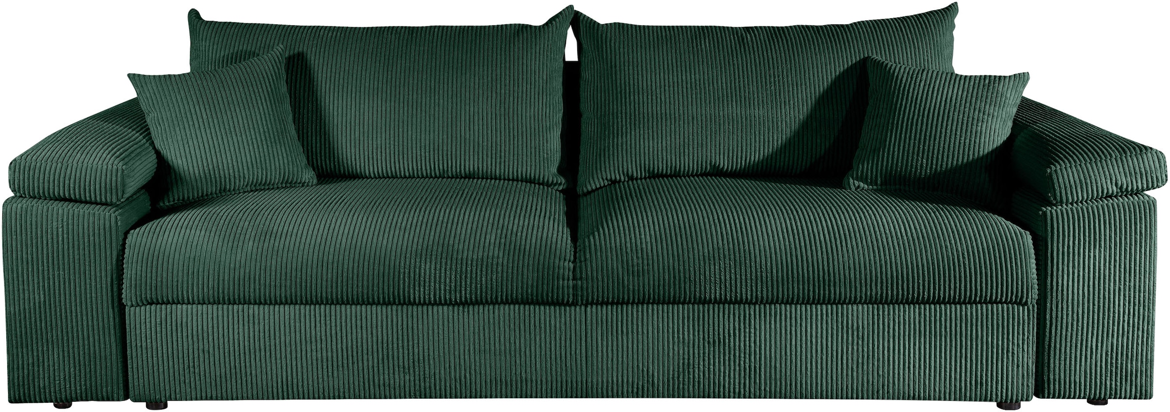 COLLECTION AB Schlafsofa »Mara, B: 249 cm, Liegefl. 139x195 cm« Dauer-Schlaffunktion, Bettkasten & Federkern, wahlweise mit Topper