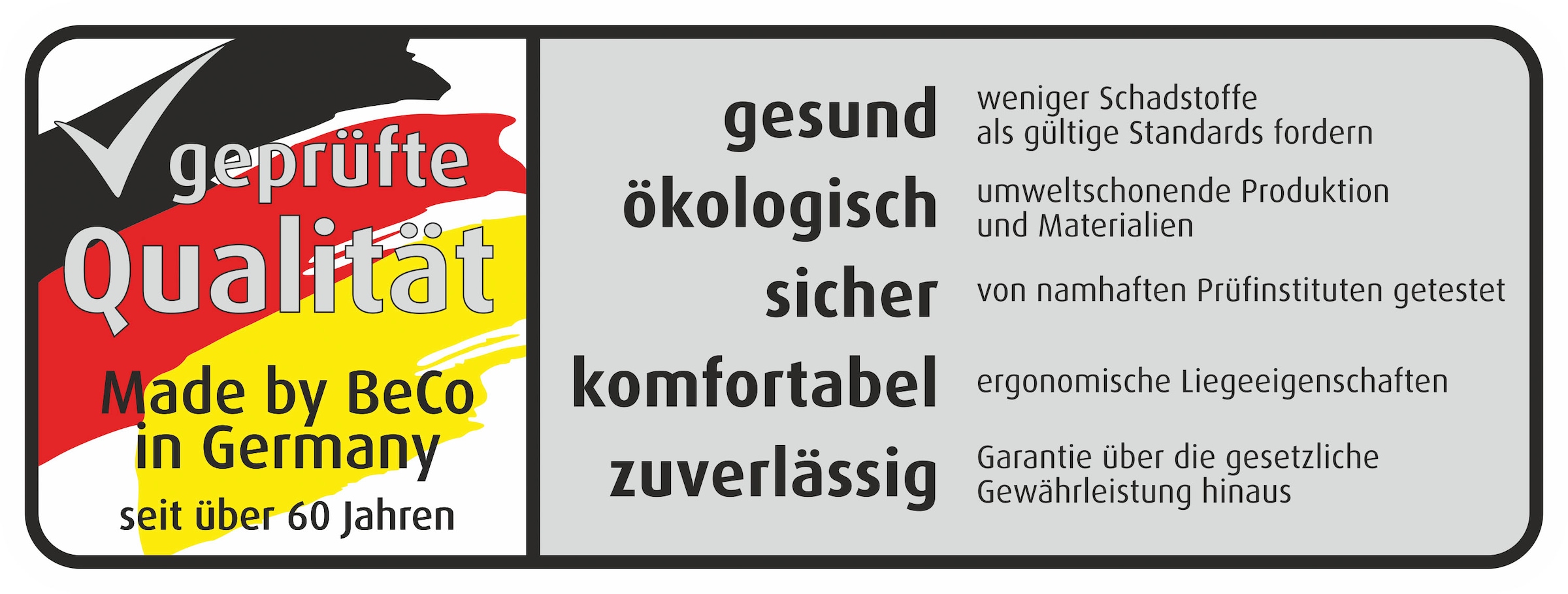 Flex Beco LR-K«, Härteverstellung 7 (1 Zonen, Lattenrost mit »Maxi St.),