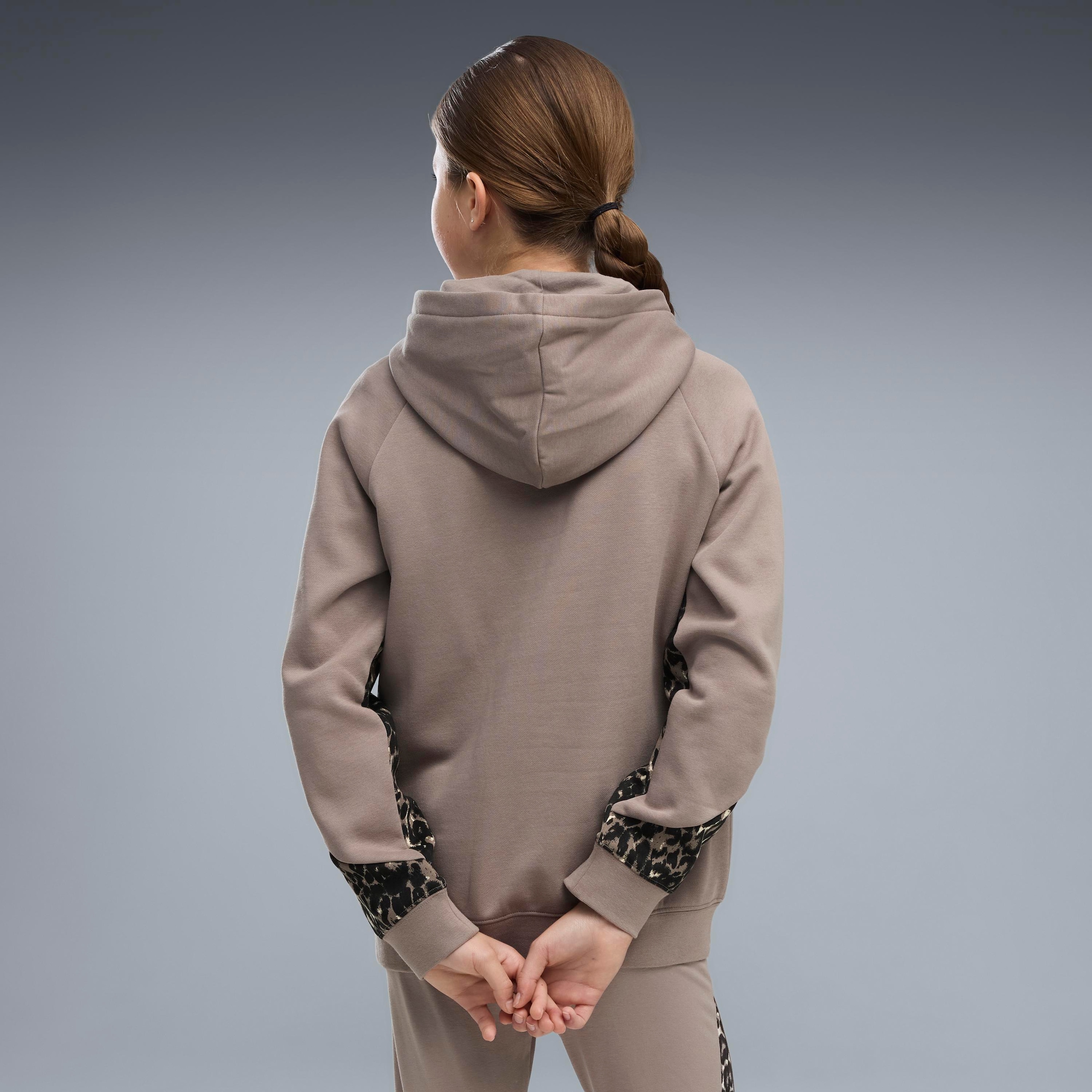 PUMA Kapuzensweatshirt »SPORT ANIMAL HOODIE FL G«, mit Kapuze, mit Kängurutasche, für Jugendliche
