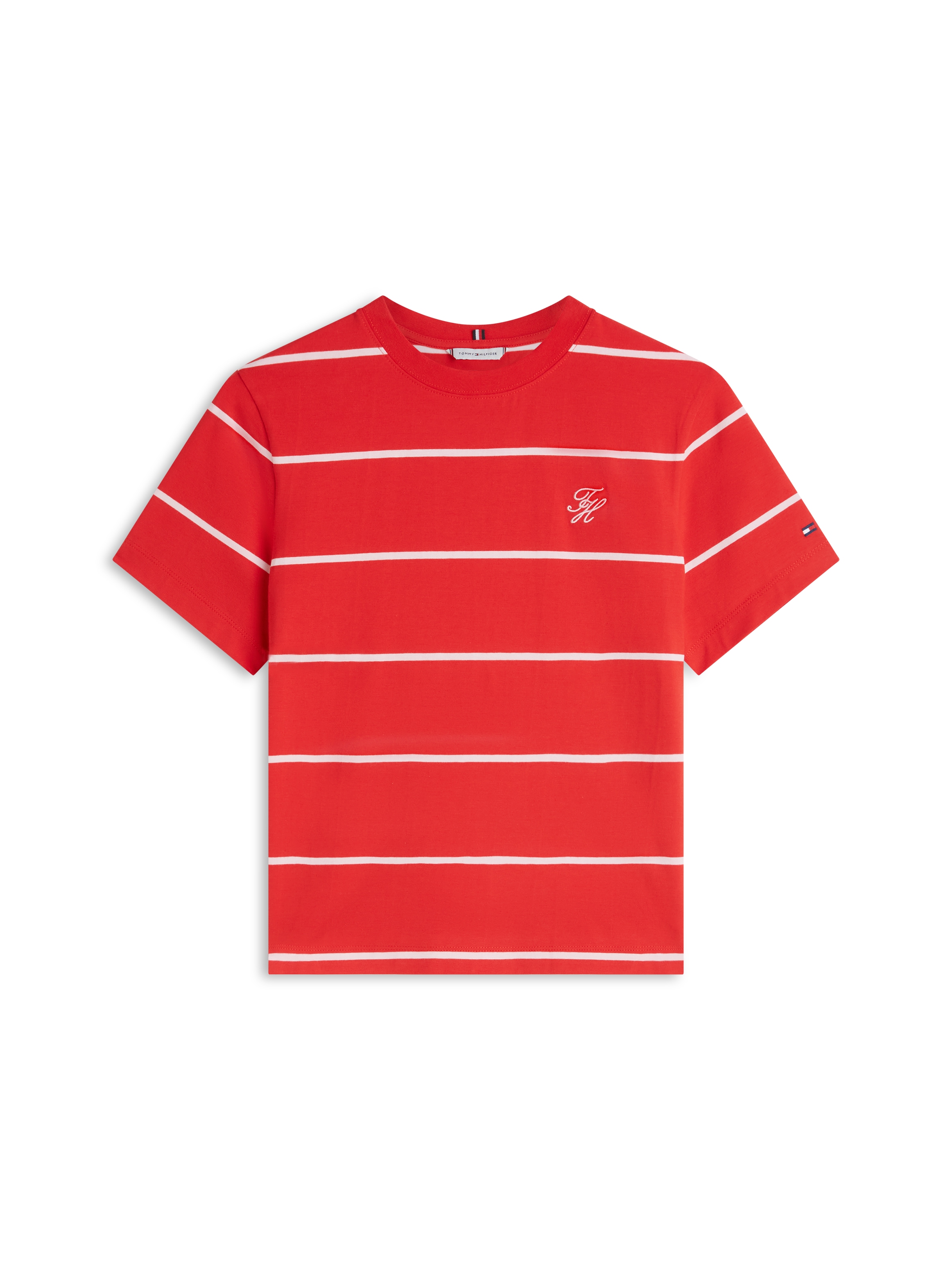 Tommy Hilfiger Kurzarmshirt »TH SCRIPT REGULAR C-NECK SHORT SLEEVE TEE«