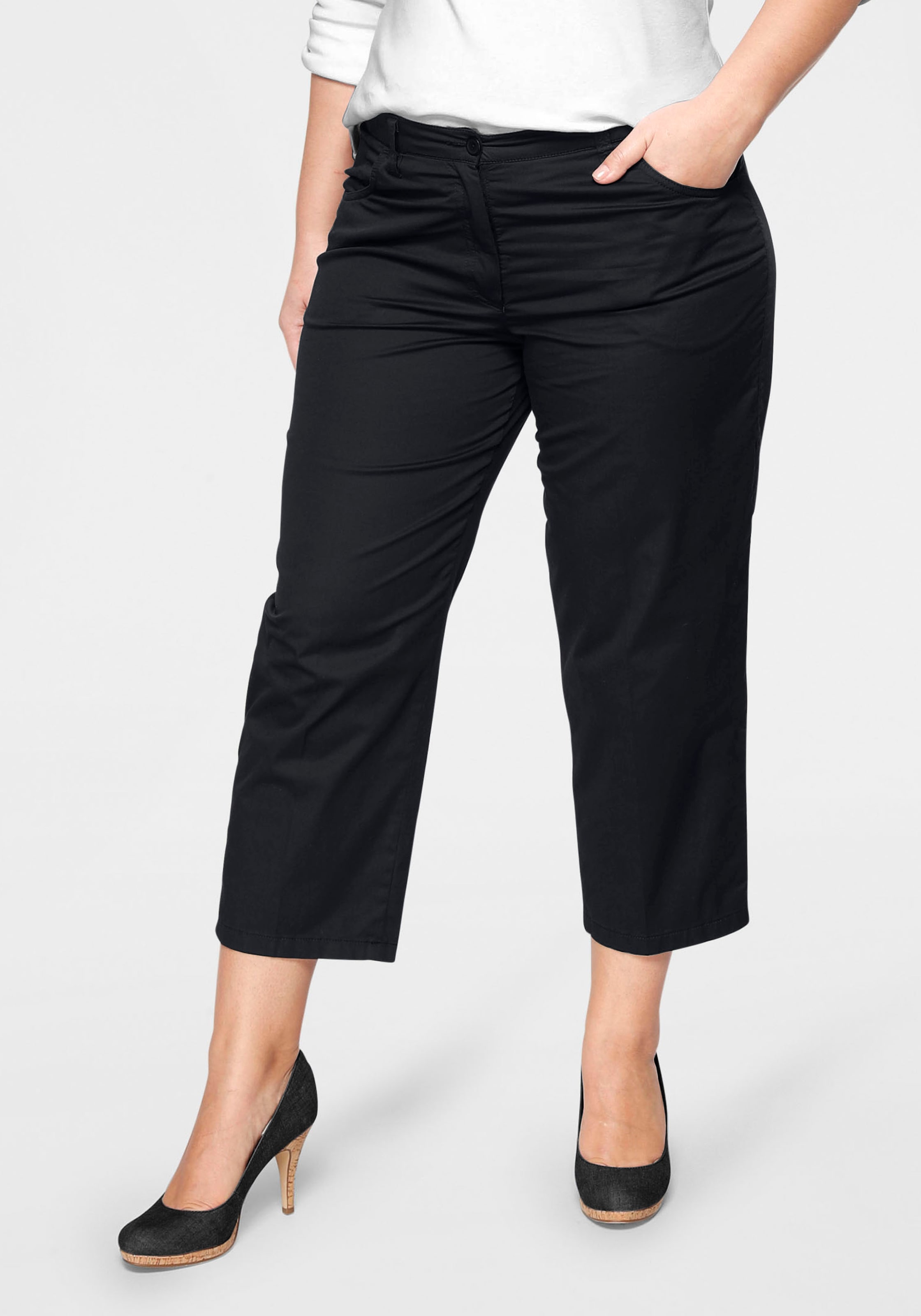 KjBRAND 7/8-Hose »Babsie: bequemer Oberschenkel«, Sommerlich, leichter Baumwoll-Stretch