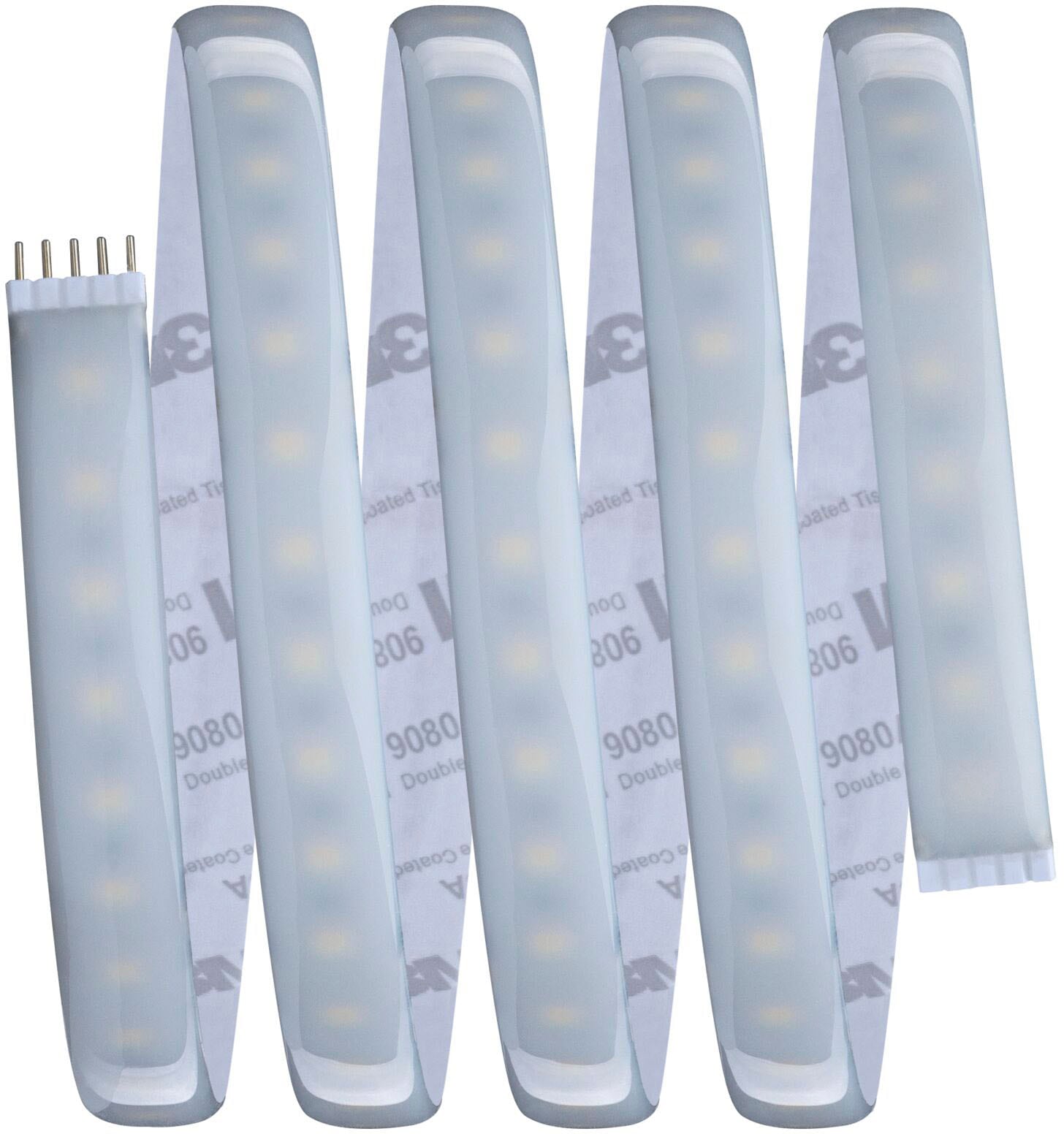Paulmann LED-Streifen »MaxLED1000 Basisset 1,5m IP44 Cover2700-6500K 17W 230/24V 40VA Silber«, 1 St.-flammig, Tunable White