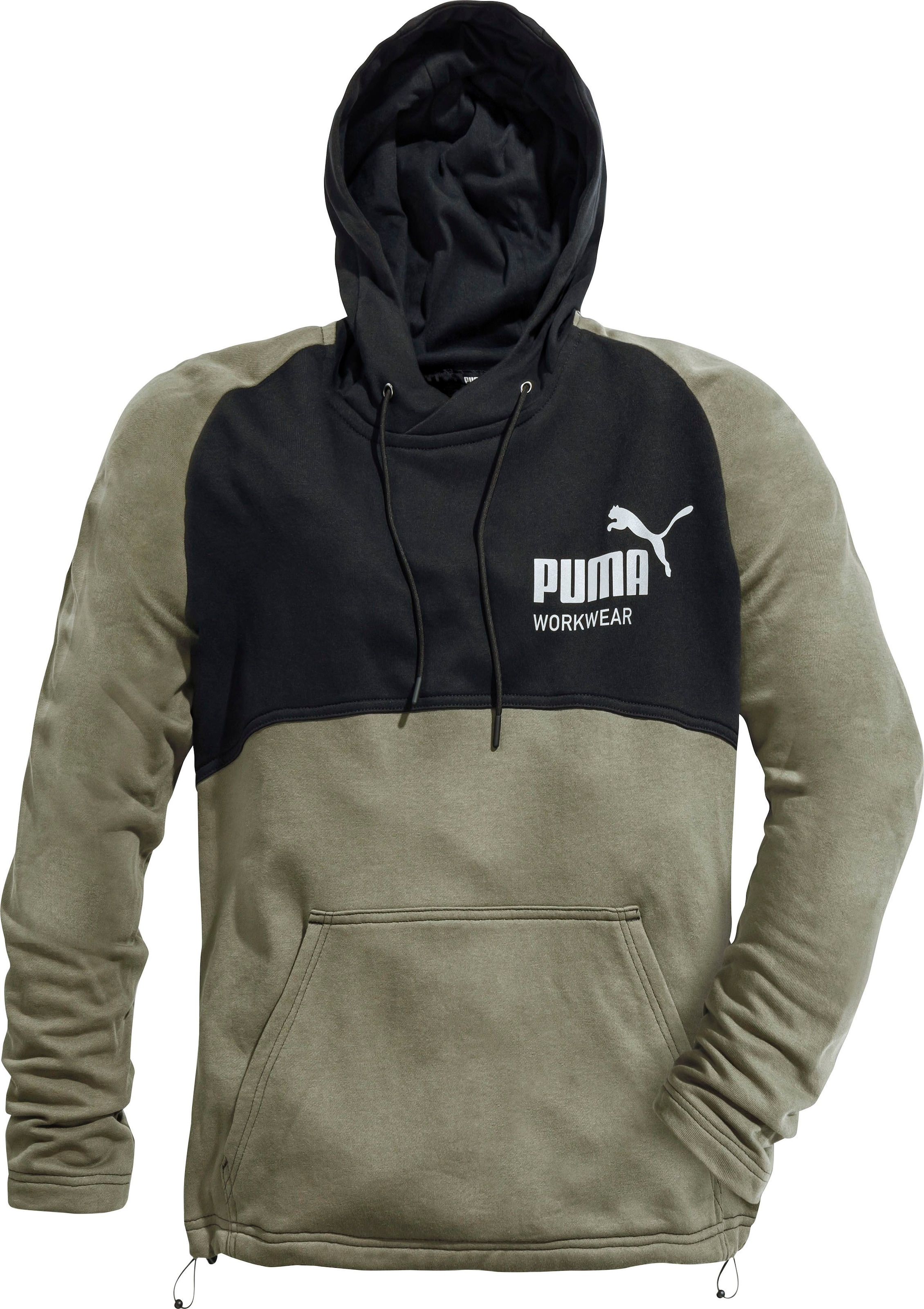 PUMA Workwear Hoodie »CHAMP«, gefütterte Kapuze, Kangaroo-Tasche, verstellbarer Saum