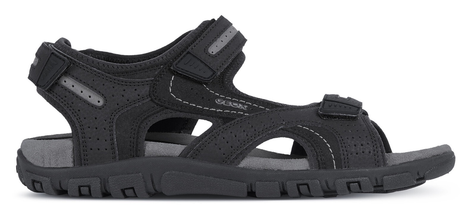 Geox Sandale »UOMO SANDAL STRADA«, Sommerschuh, Klettschuh, Outdoorsandale, im Trekking-Look