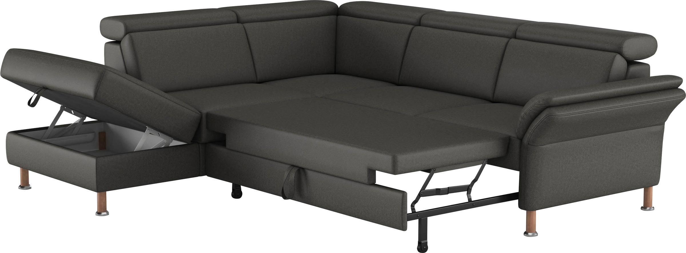 Home affaire Ecksofa »Calypso L-Form«, mit Relaxfunktion motorisch im Sofa 2,5- Sitzer