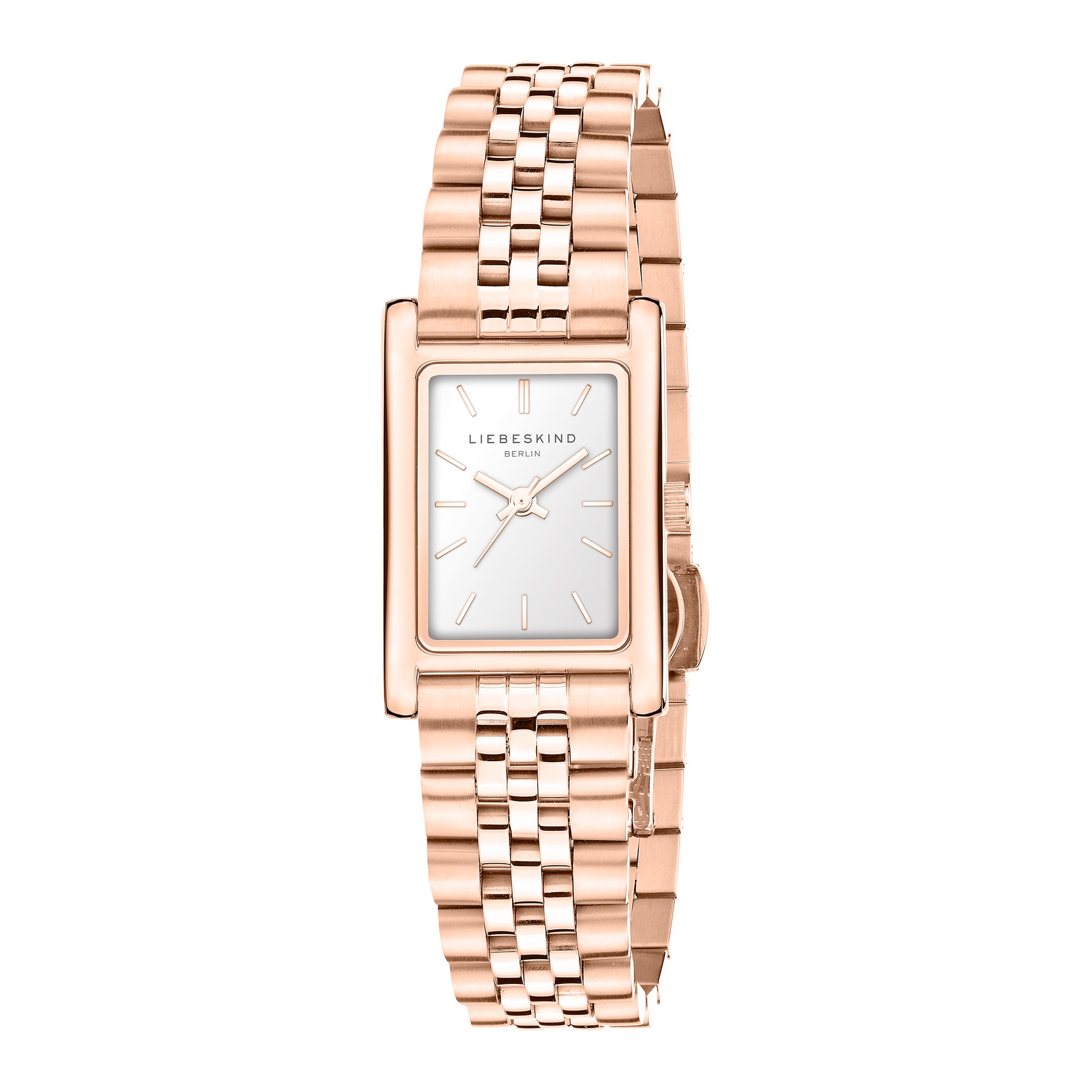 Liebeskind Berlin Quarzuhr »Classic Square« Armbanduhr, Damenuhr, Edelstahlarmband, analog
