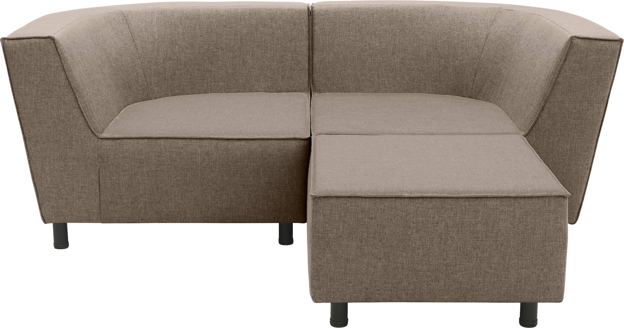 DOMO collection Ecksofa »Sonna, individuell zusammenstellbar L-Form«, Gartenlounge-Set oder Einzelelemente, Outdoor