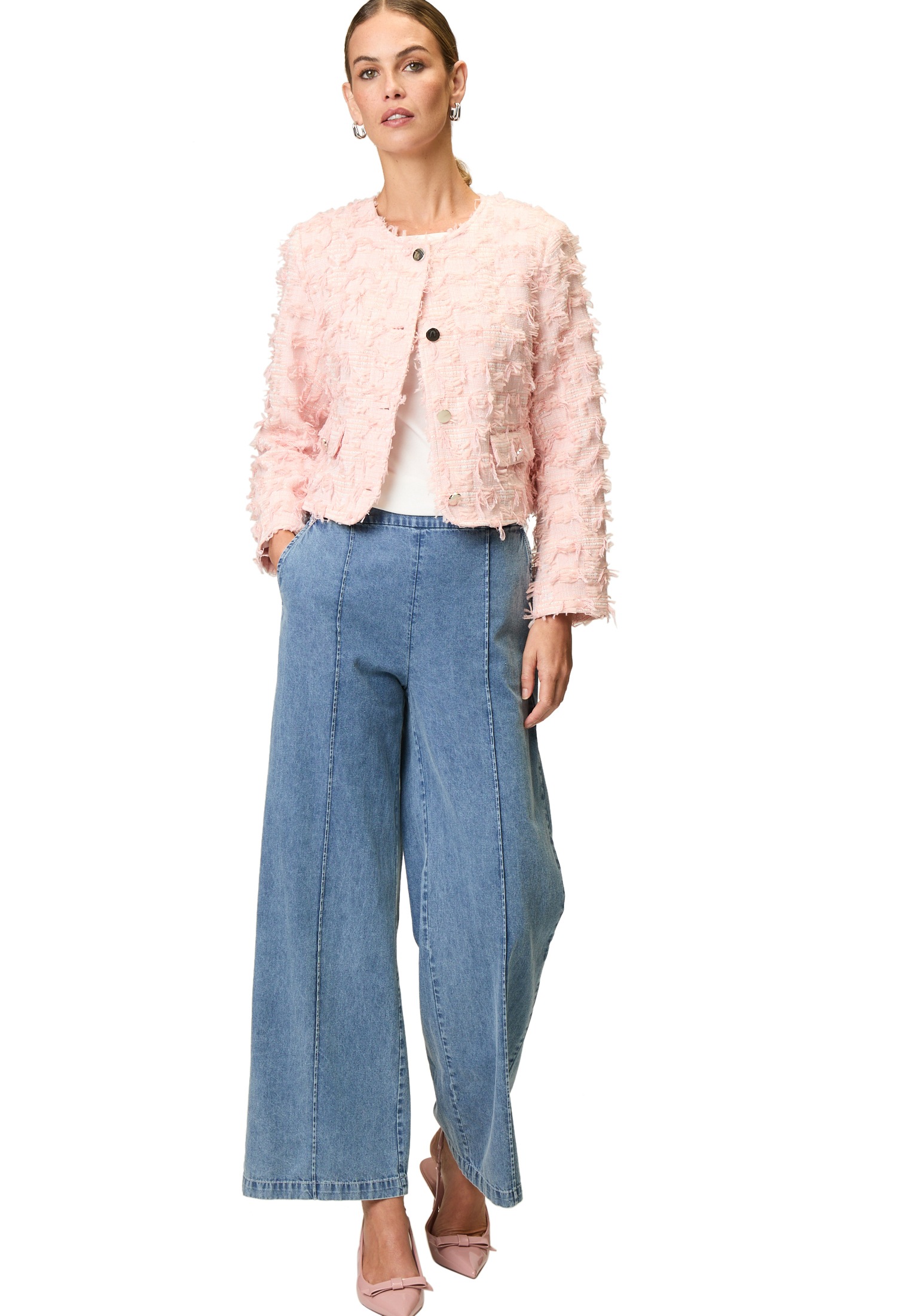Zero Jackenblazer »Bouclè-Blazer mit Klappentaschen«
