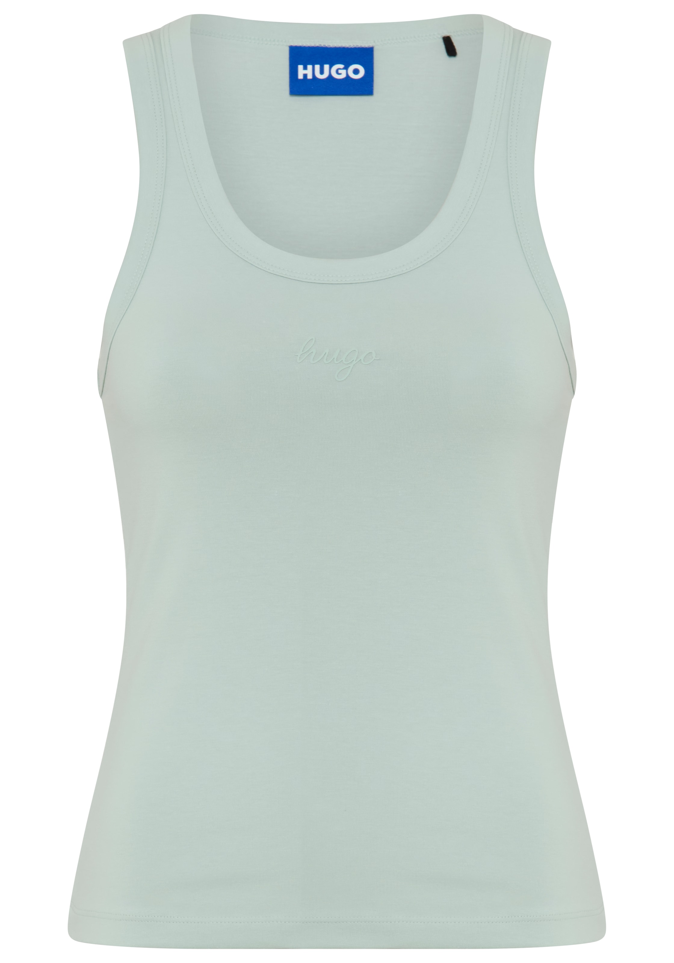 HUGO Tanktop »Damatank« aus Stretch-Baumwolle, Extra Slim Fit