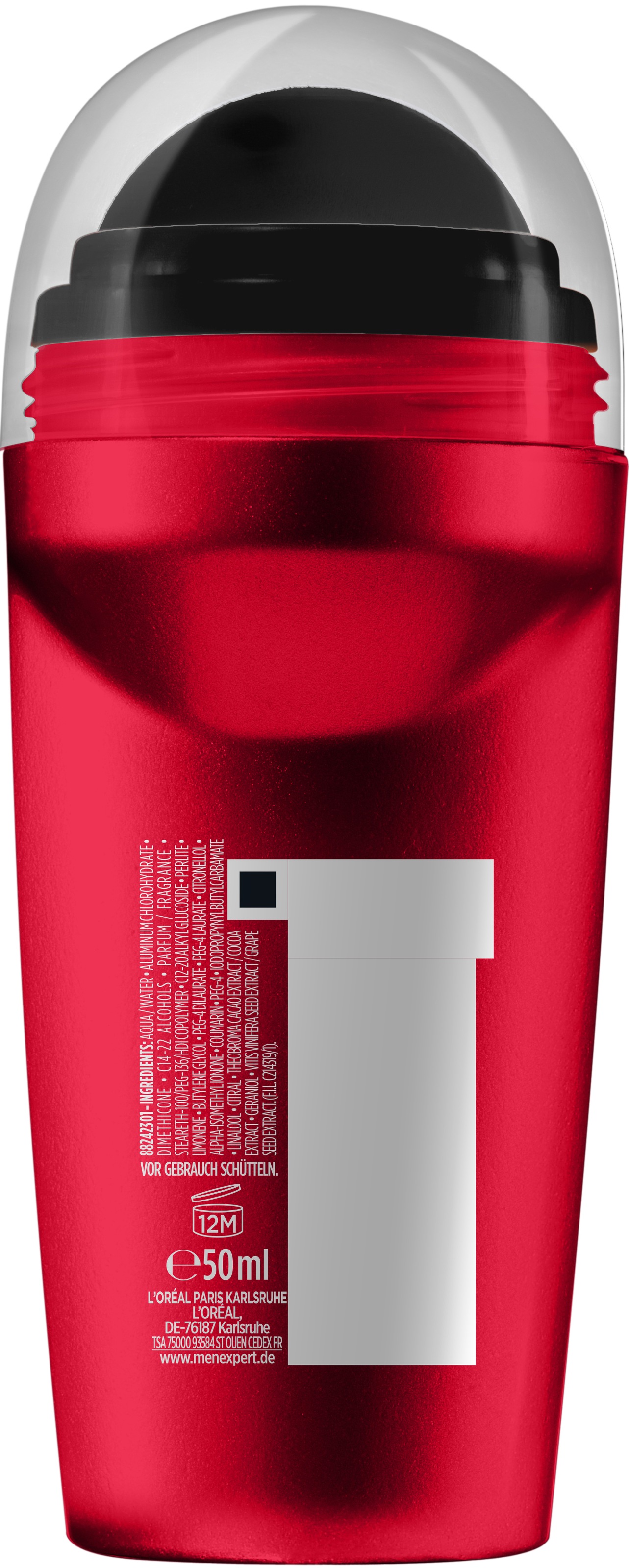 L'ORÉAL PARIS MEN EXPERT Deo-Roller »Deo Roll-on Ultimate Control« mit hoher Zuverlässigkeit