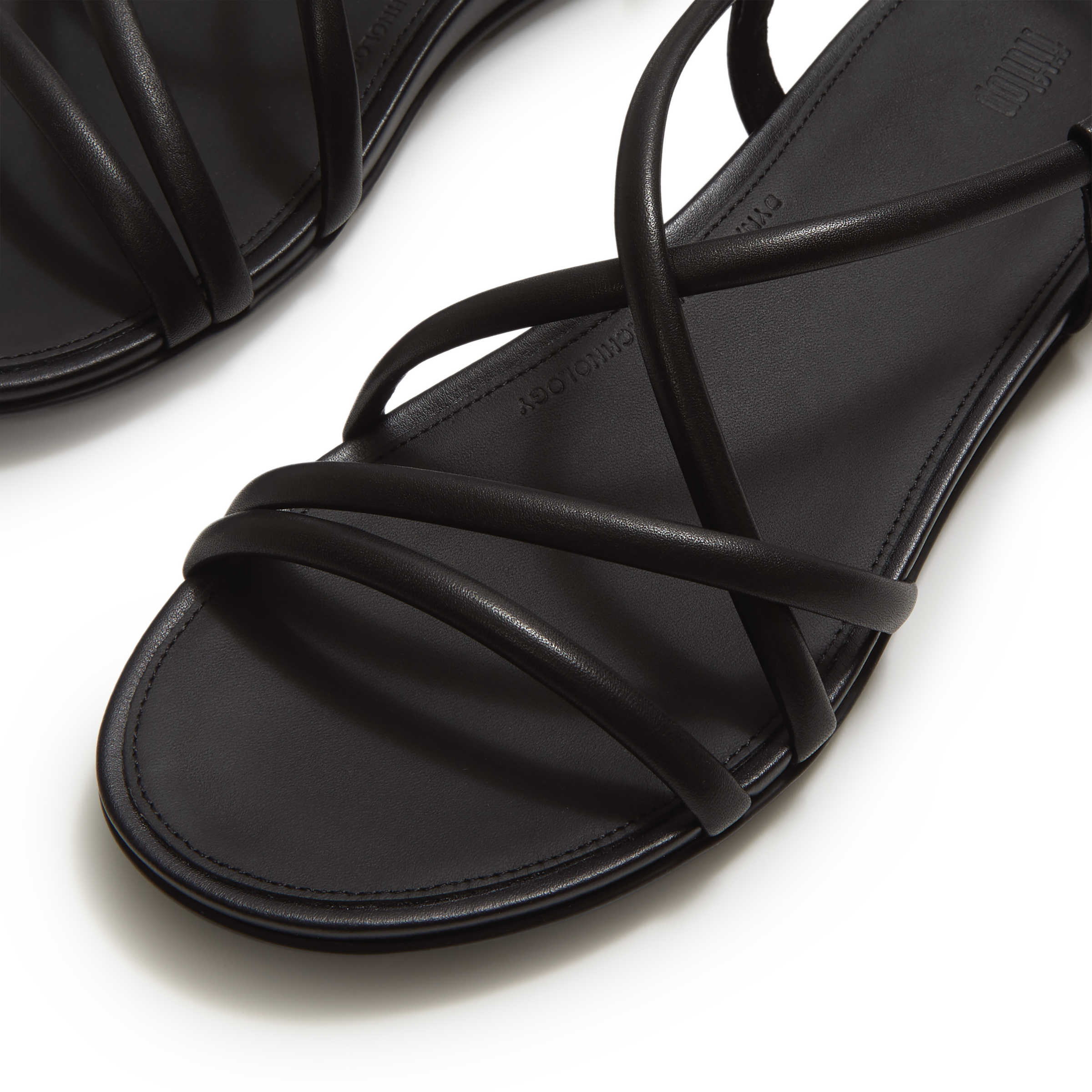 Fitflop Riemchensandale »GRACIE LEATHER STRAPPY BACK-STRAP SANDALS«  Keilabsatz, Sandalette mit verstellbarem Schnallenverschluss