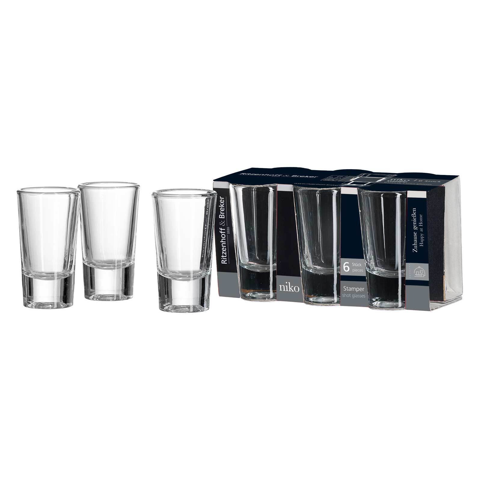 Ritzenhoff & Breker Schnapsglas »Schnapsgläser Niko 30 ml 36er Set transparent«