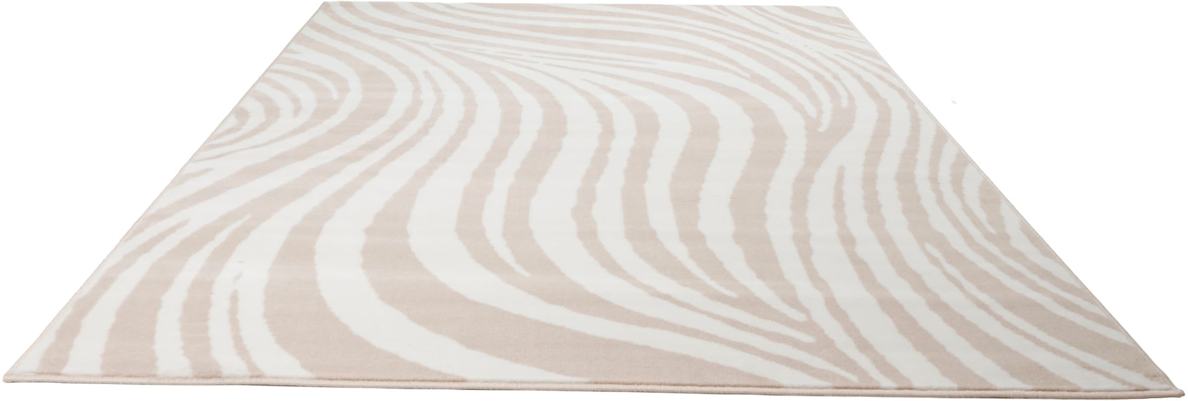 OTTO home Teppich »Liaa in Wellen Design«, rechteckig, 7 mm Höhe, 3D-Optik, softer Kurzflor, pflegeleicht, Scandi-Look