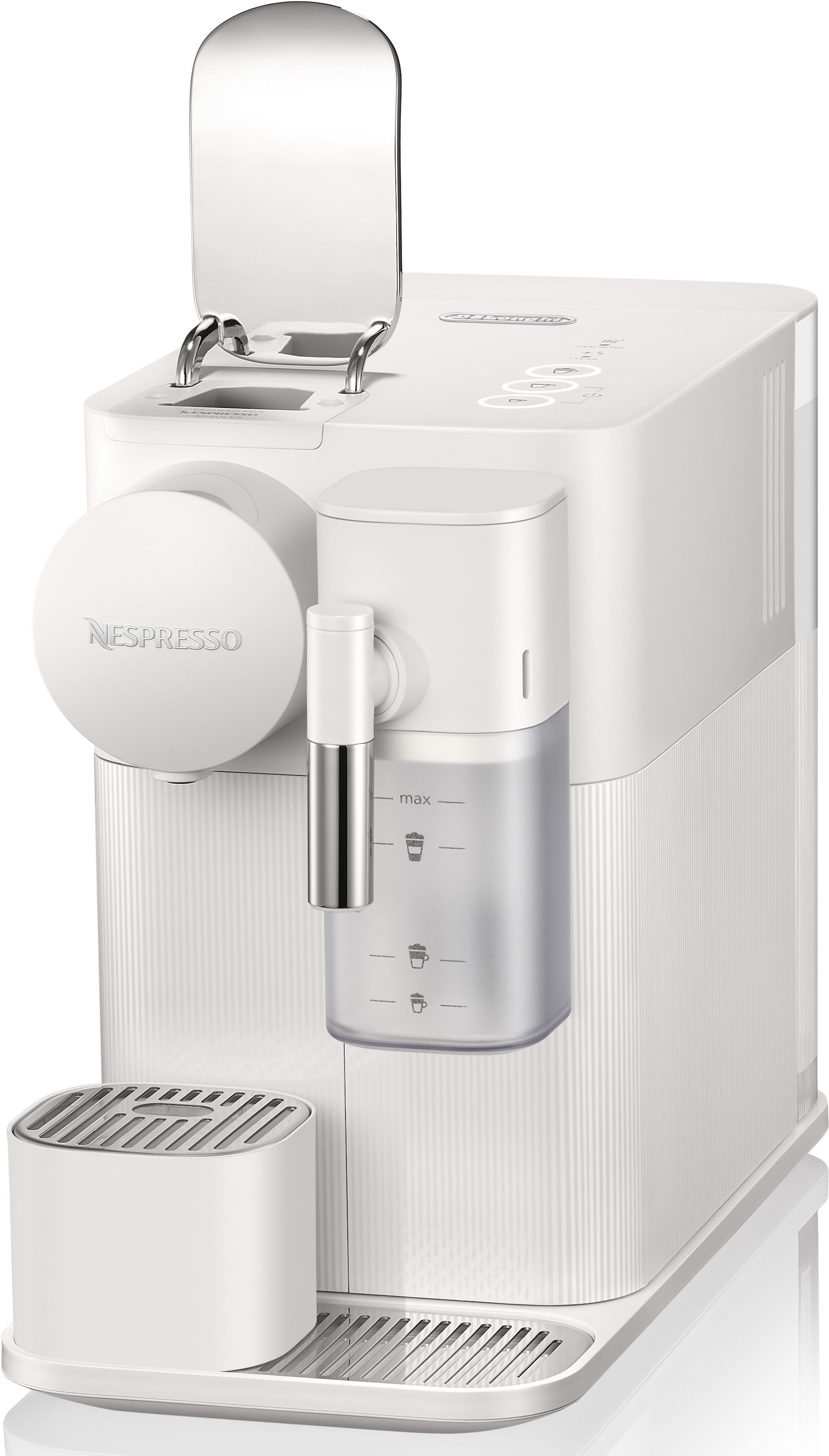 Nespresso Kapselmaschine Willkommenspaket Jahren White«, inkl. DeLonghi, XXL mit 3 von EN510.W One 7 Kapseln Garantie mit »Lattissima