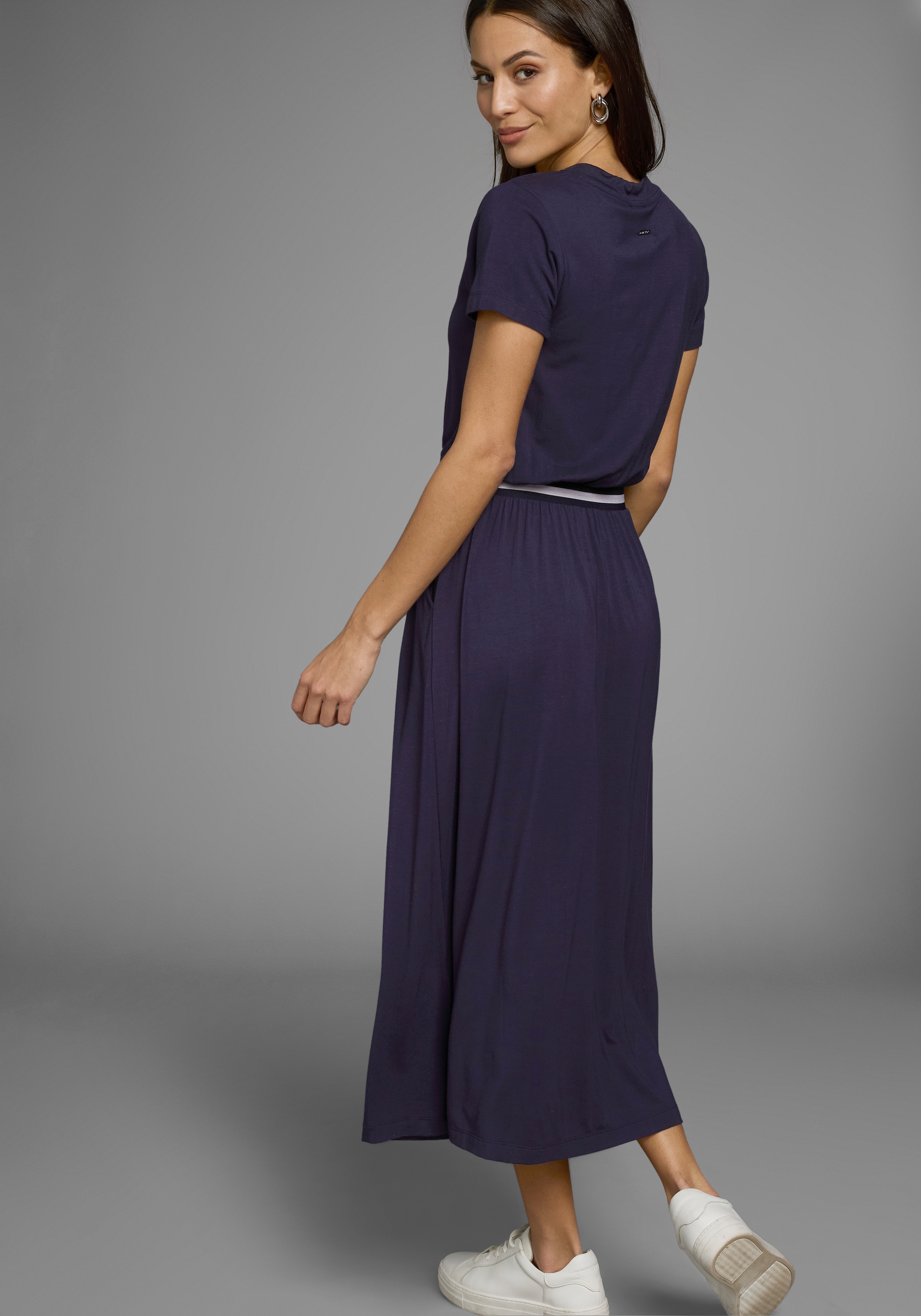 Laura Scott Sommerkleid, mit Rippeneinsatz am Bund mit Kontraststreifen - NEUE KOLLEKTION