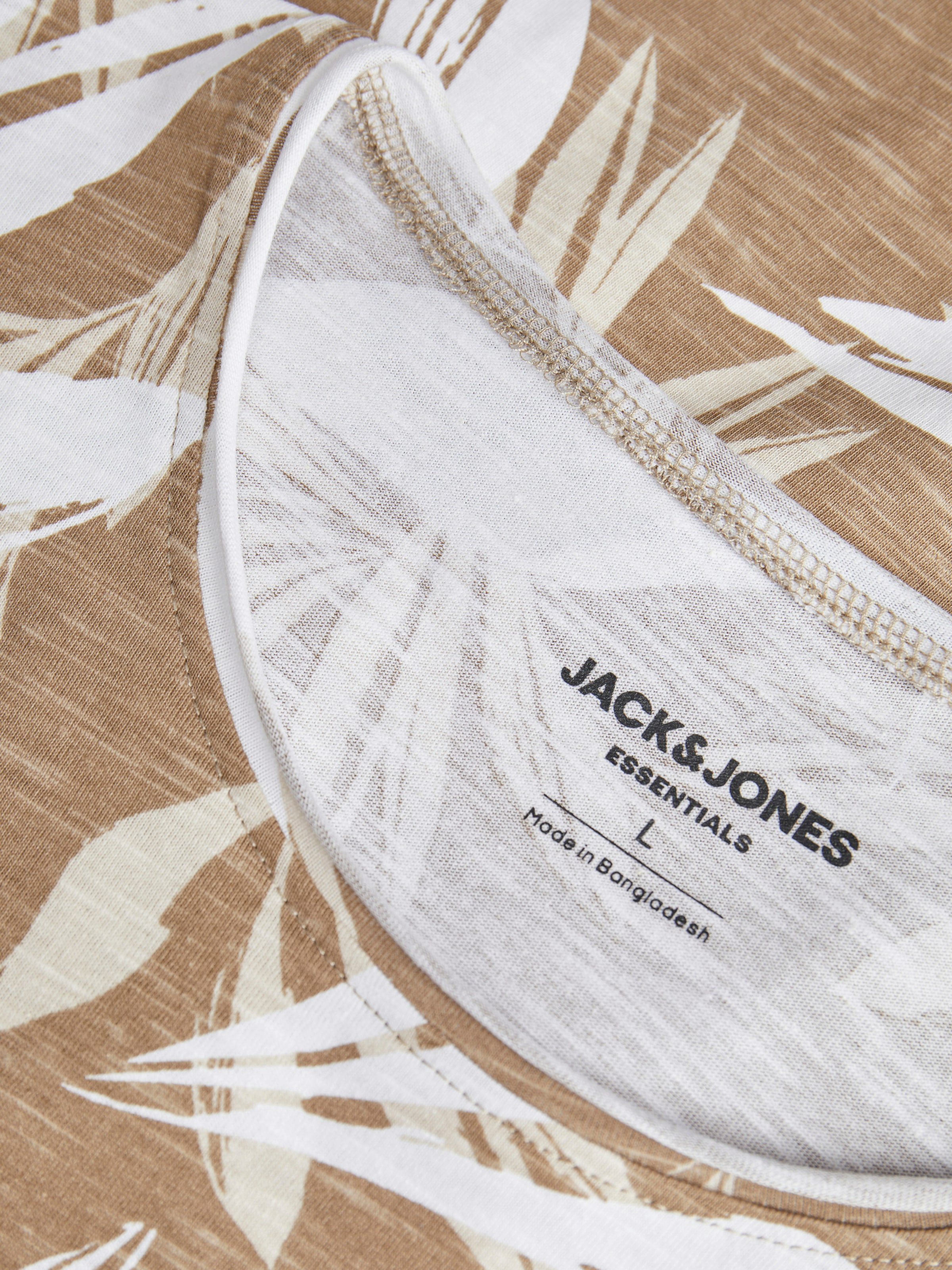 Jack & Jones Rundhalsshirt »JJEBRYAN AOP TEE S/S O-NECK NOOS«, mit All-Over Print