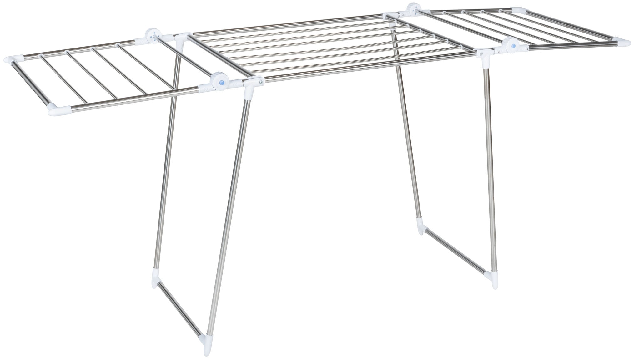 WENKO Wäscheständer »Modell Profi Plus« Flügel Wäschetrockner, Edelstahl, klappbar, mit Zubehör-Set
