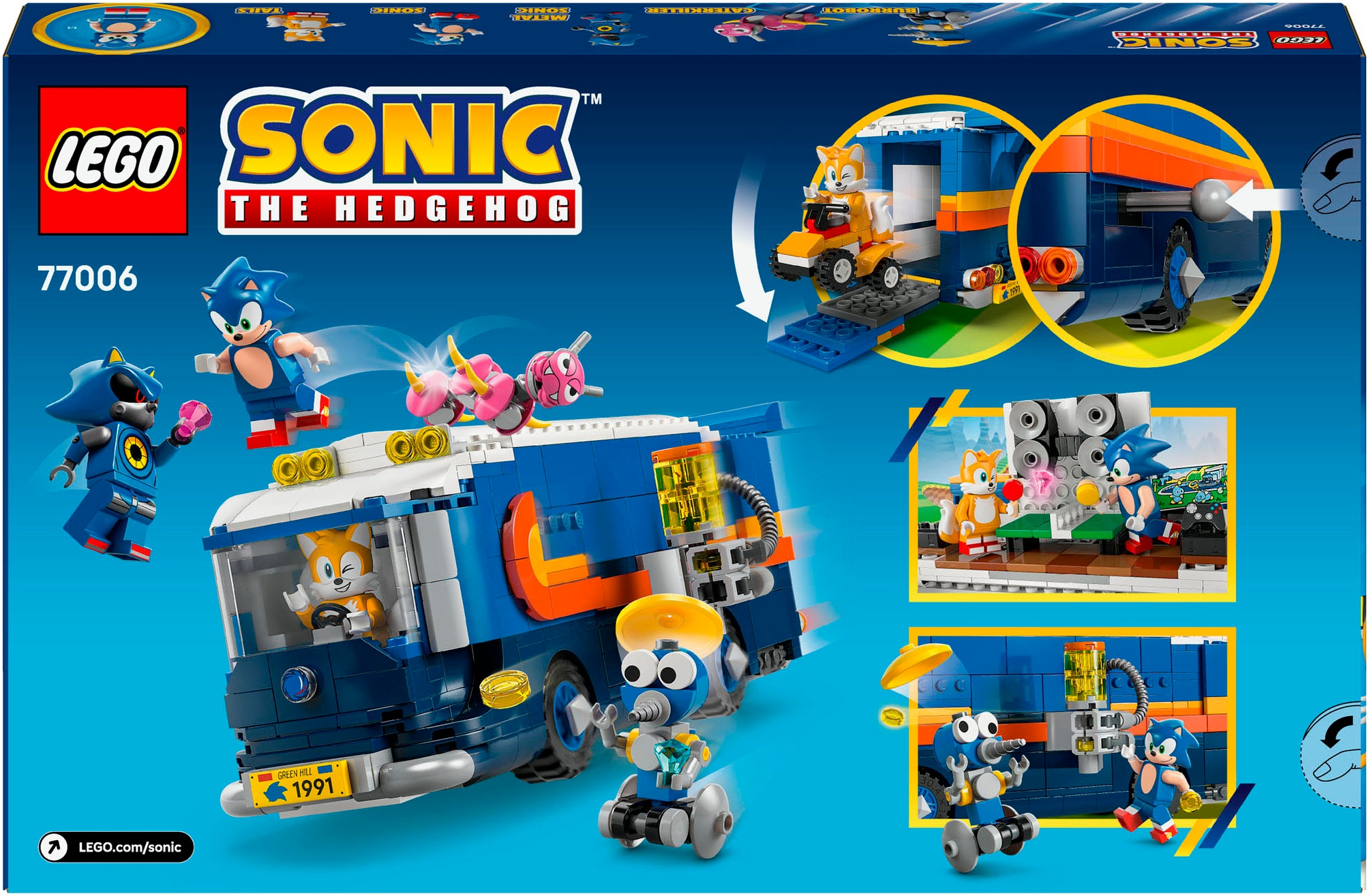 LEGO® Konstruktionsspielsteine »Team Sonics Kommando-Truck (77006), LEGO Sonic« Made in Europe
