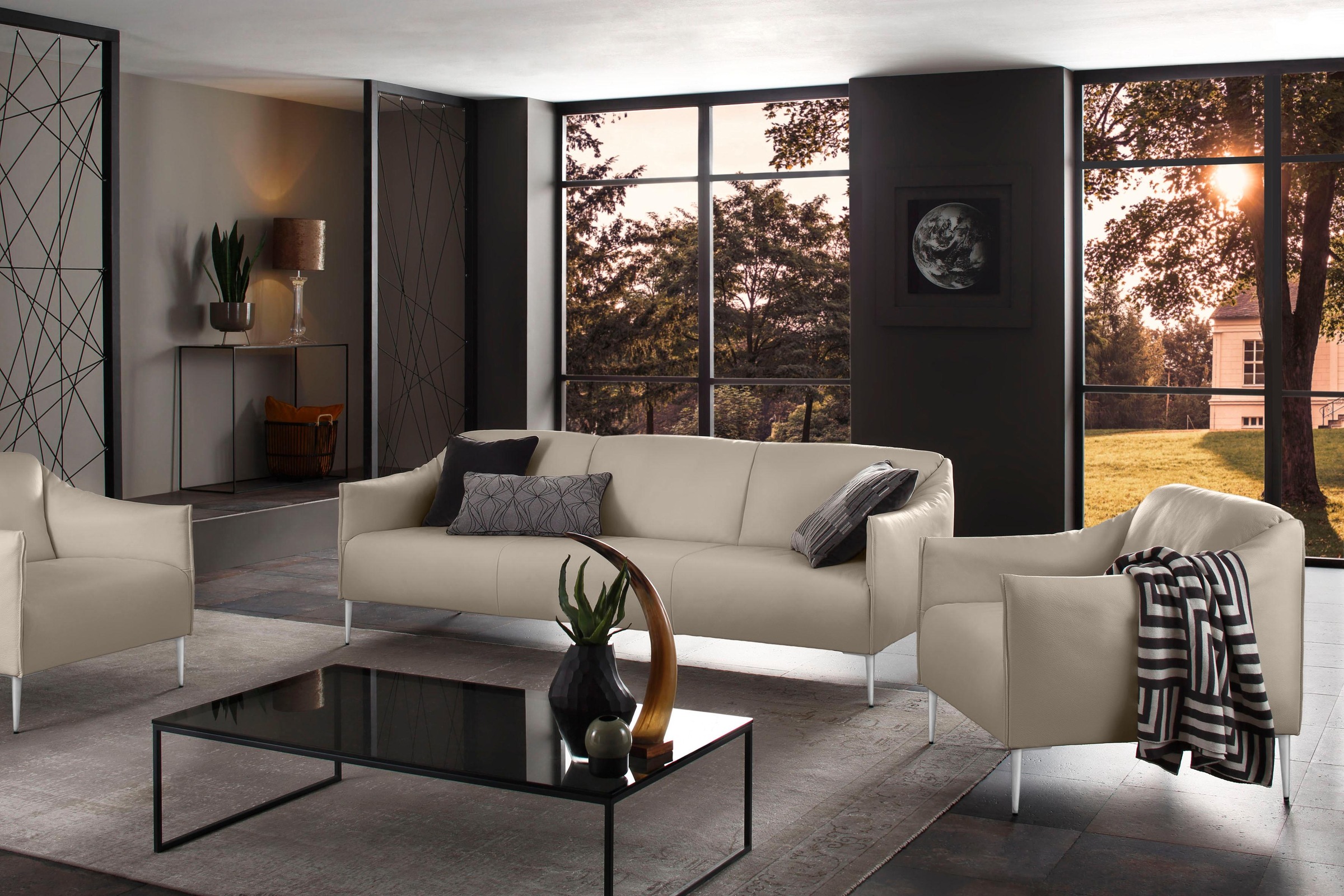 W.SCHILLIG Cocktailsessel »sally«, mit Metallfüßen in Chrom glänzend