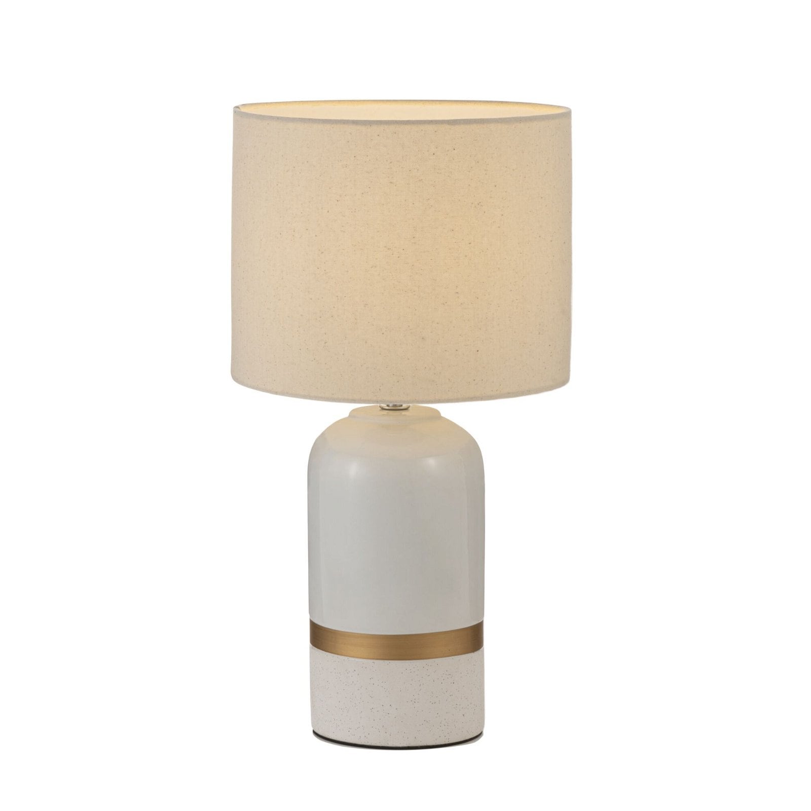 Pauleen Tischleuchte »Glowing Soul max20W Weiß/Beige 230V Stoff/Keramik«, 1 flammig, Leuchtmittel E14 | ohne Leuchtmittel, E14