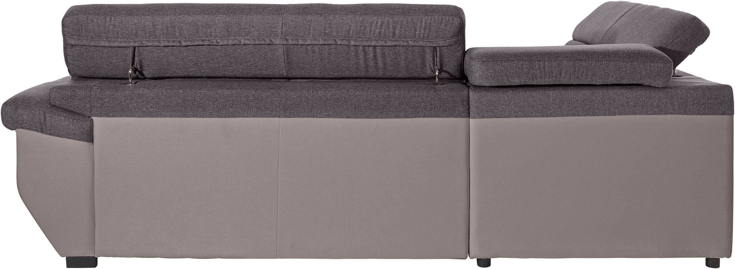 COTTA Polstergarnitur »Speedway«, (Set), Set: bestehend aus Ecksofa und Hocker, inklusive Kopfteilverstellung