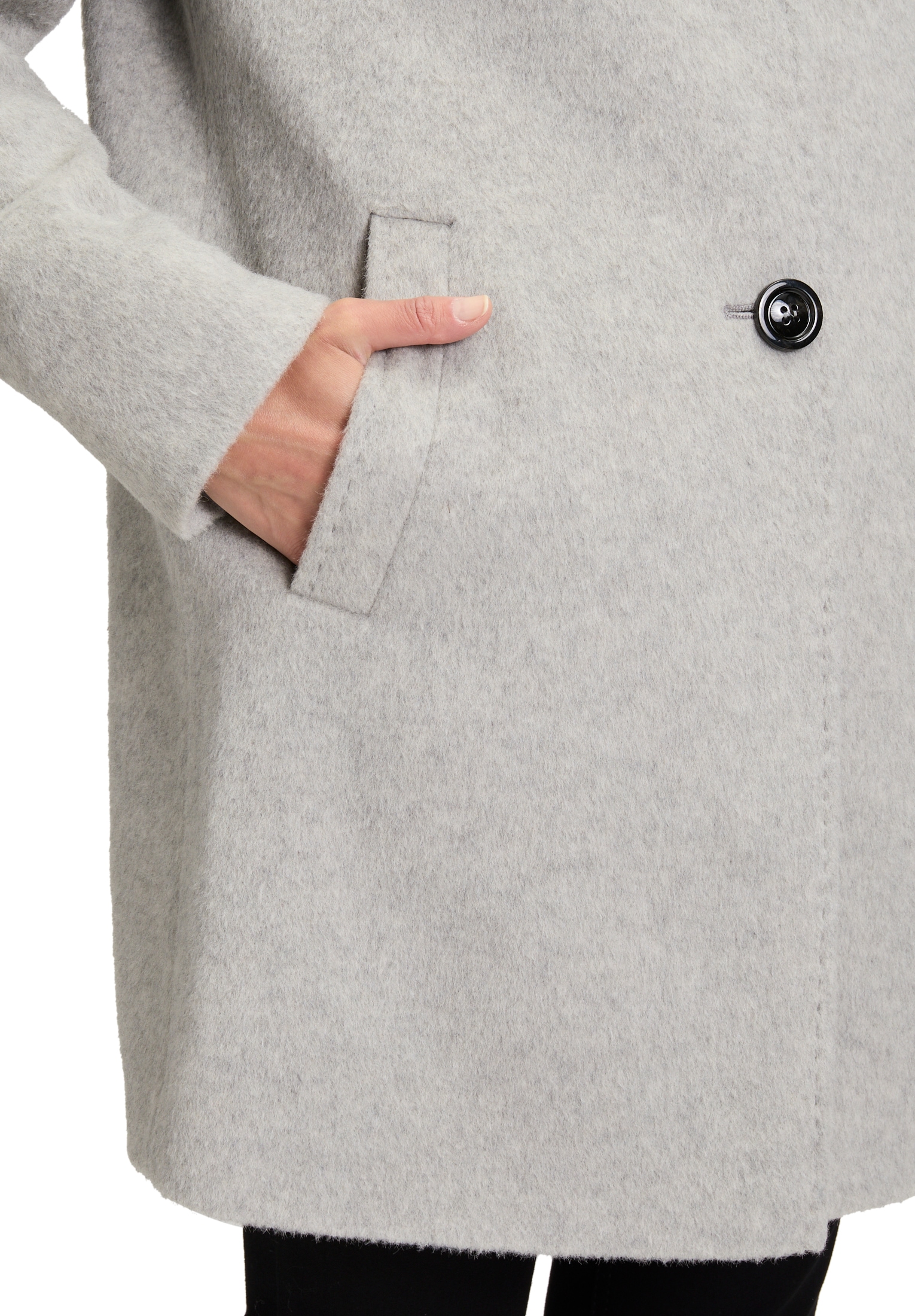 Gil Bret Wolljacke, ohne Kapuze, mit Taschen