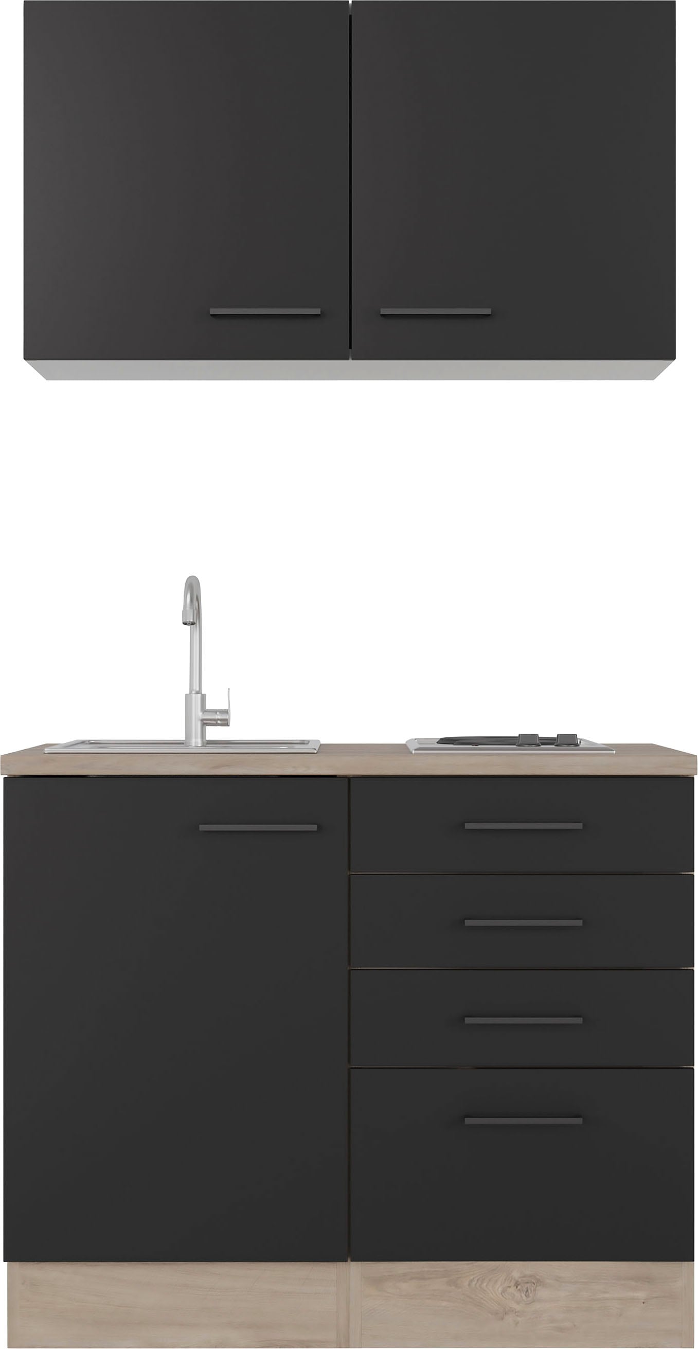 Flex-Well Küche »Capri«, mit E-Geräten, Gesamtbreite 100 cm, in weiten Farben erhältlich